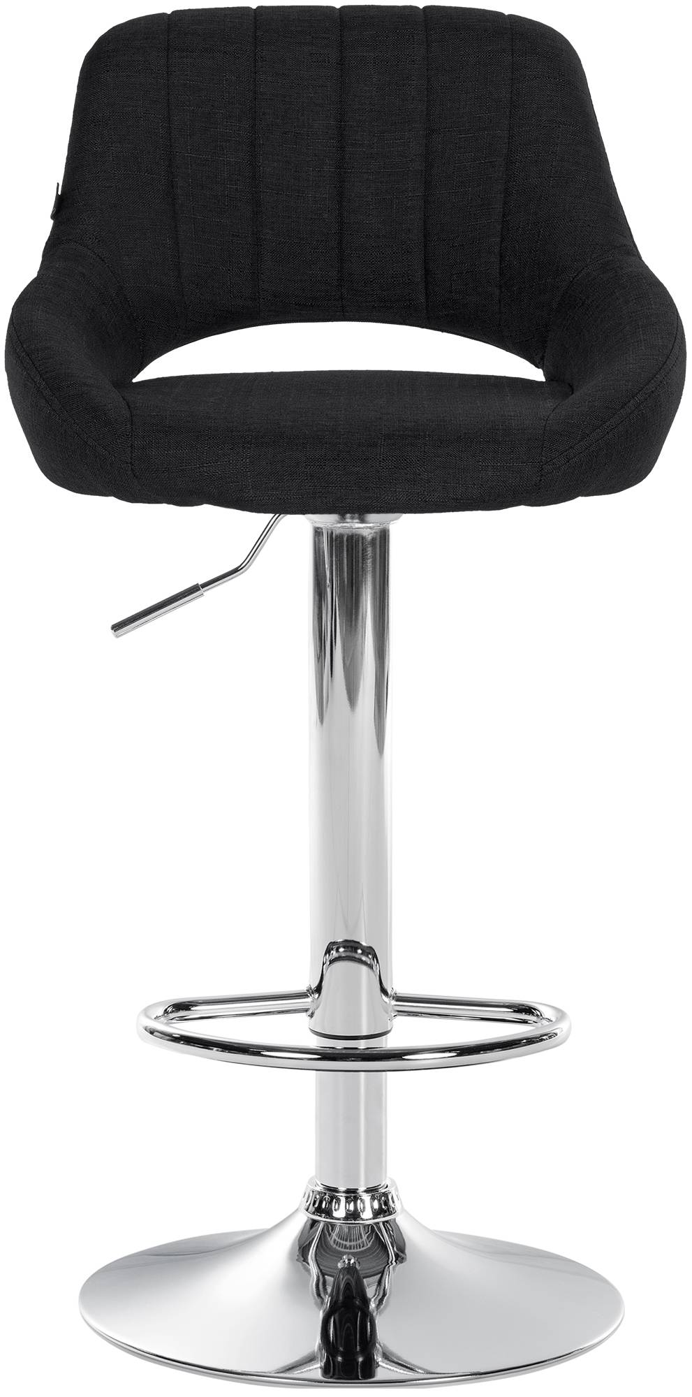 2er Set Barhocker Milet Stoff C, schwarz