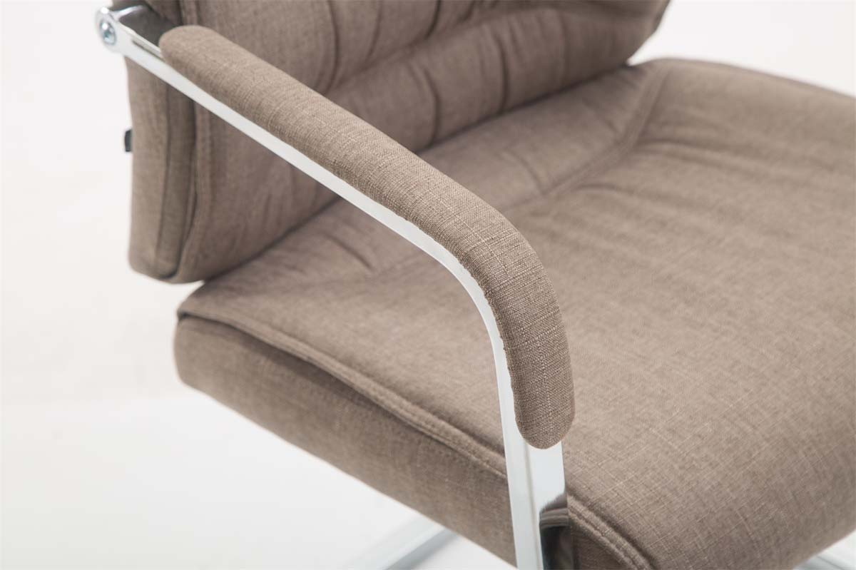 XL Besucherstuhl Anubis Stoff, taupe