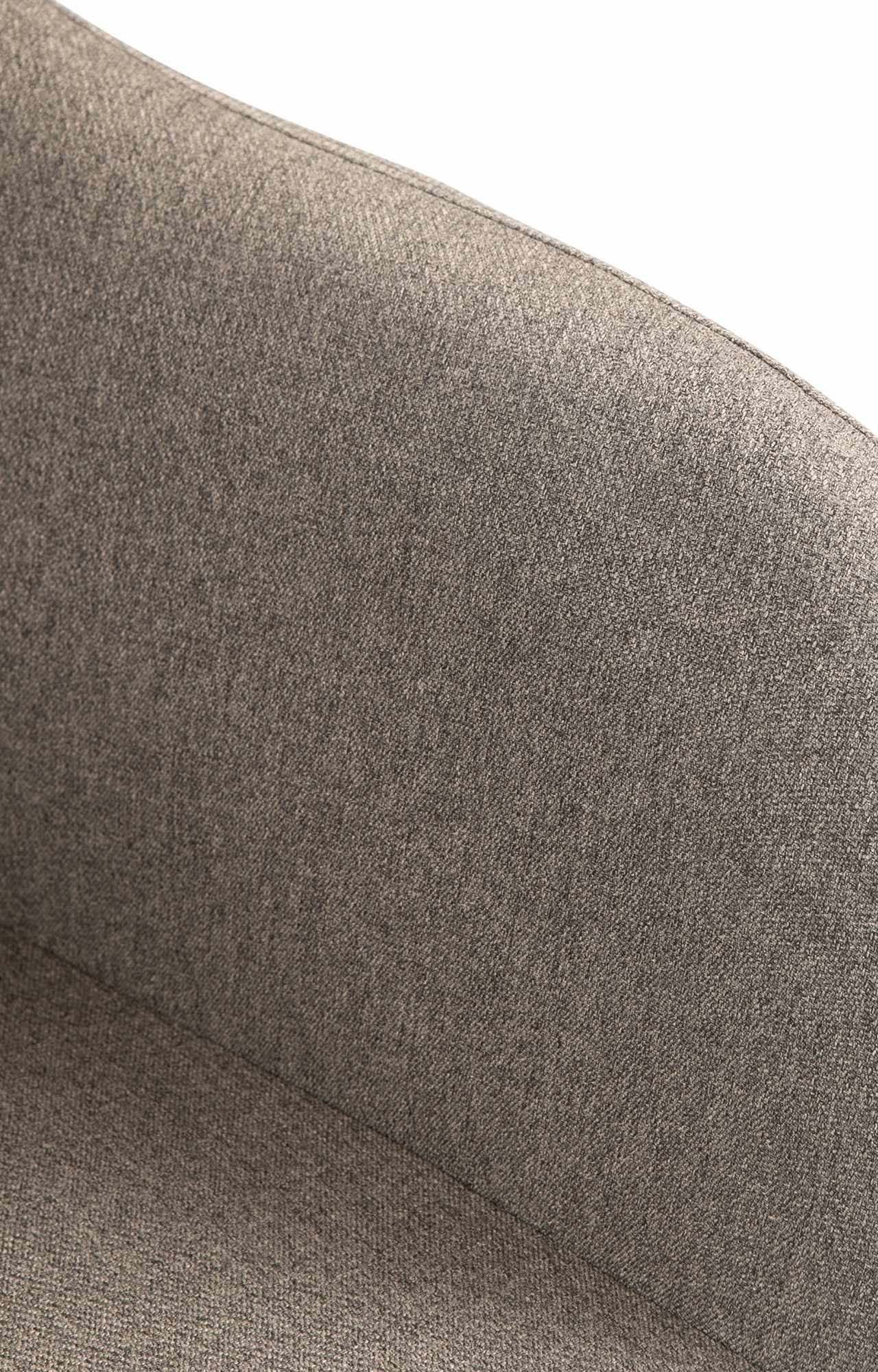 Barhocker Natoma Stoff chrom, taupe