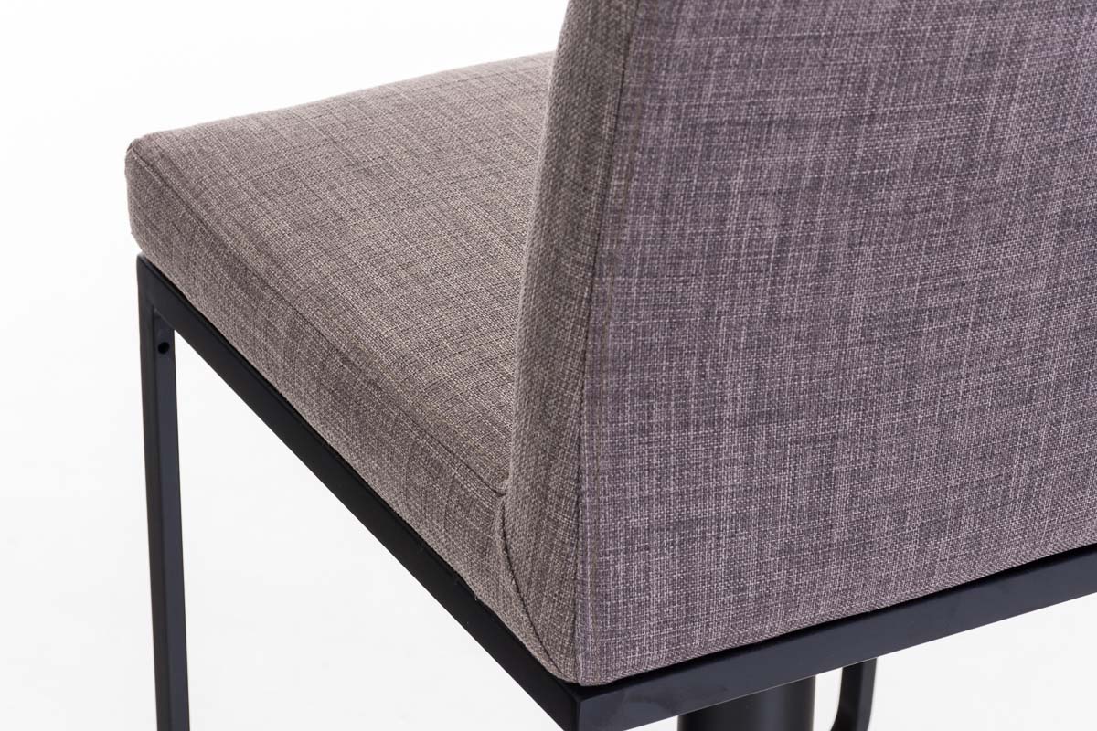 Barhocker Panama B Stoff, grau