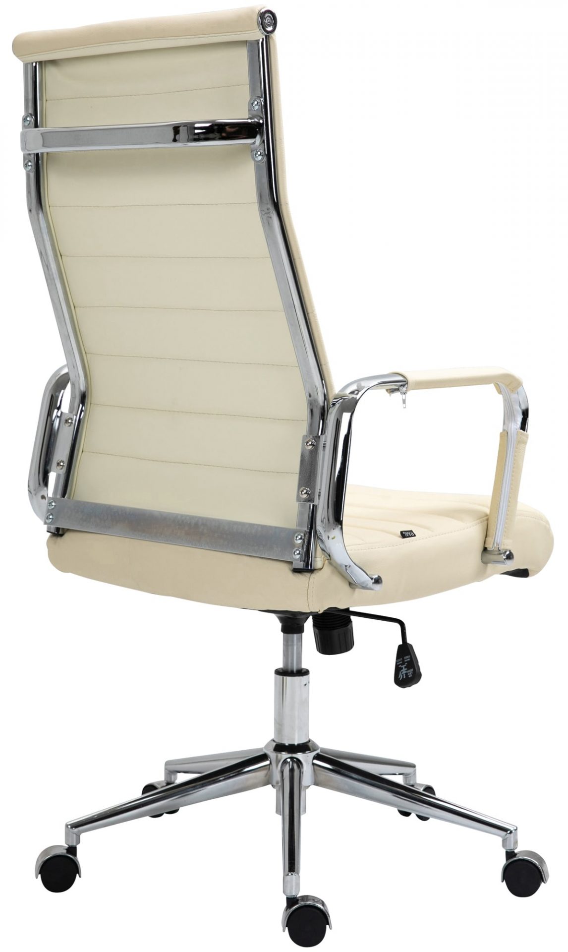 Bürostuhl Kolumbus Echtleder, creme