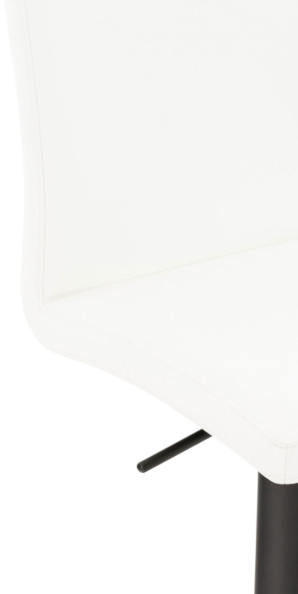 Barhocker Cadiz Kunstleder schwarz, weiß