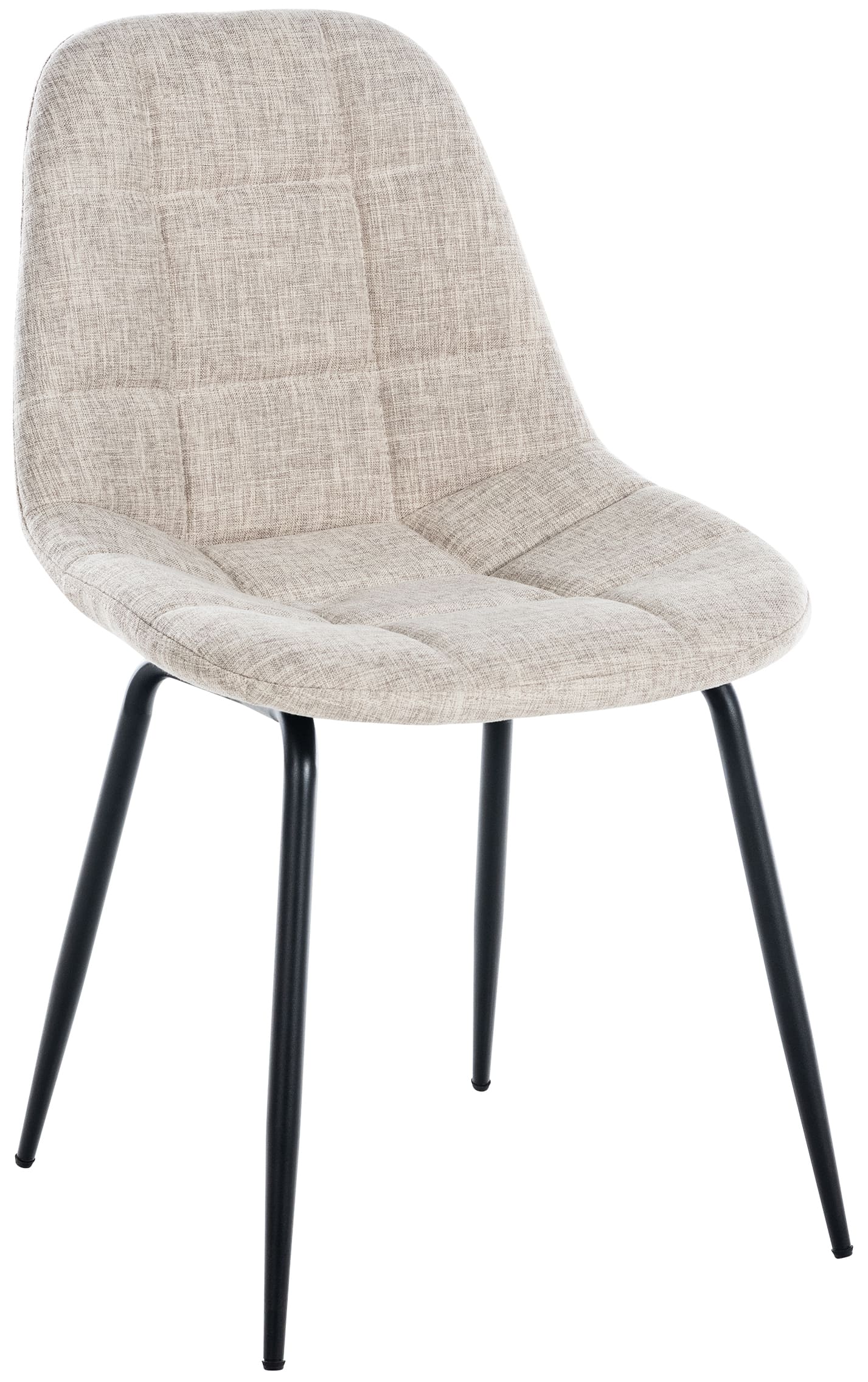 Stuhl Tom Stoff, creme