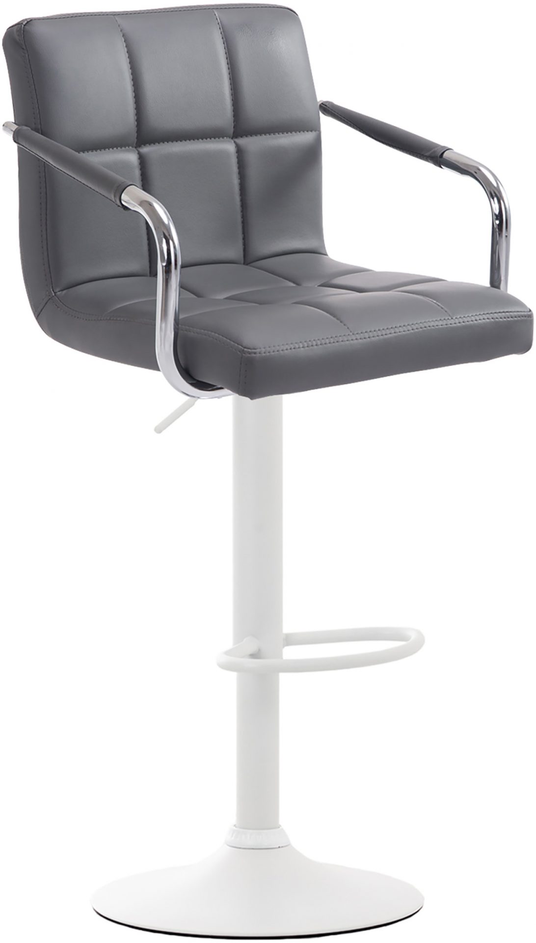 Barhocker Lucy V2 weiß, grau