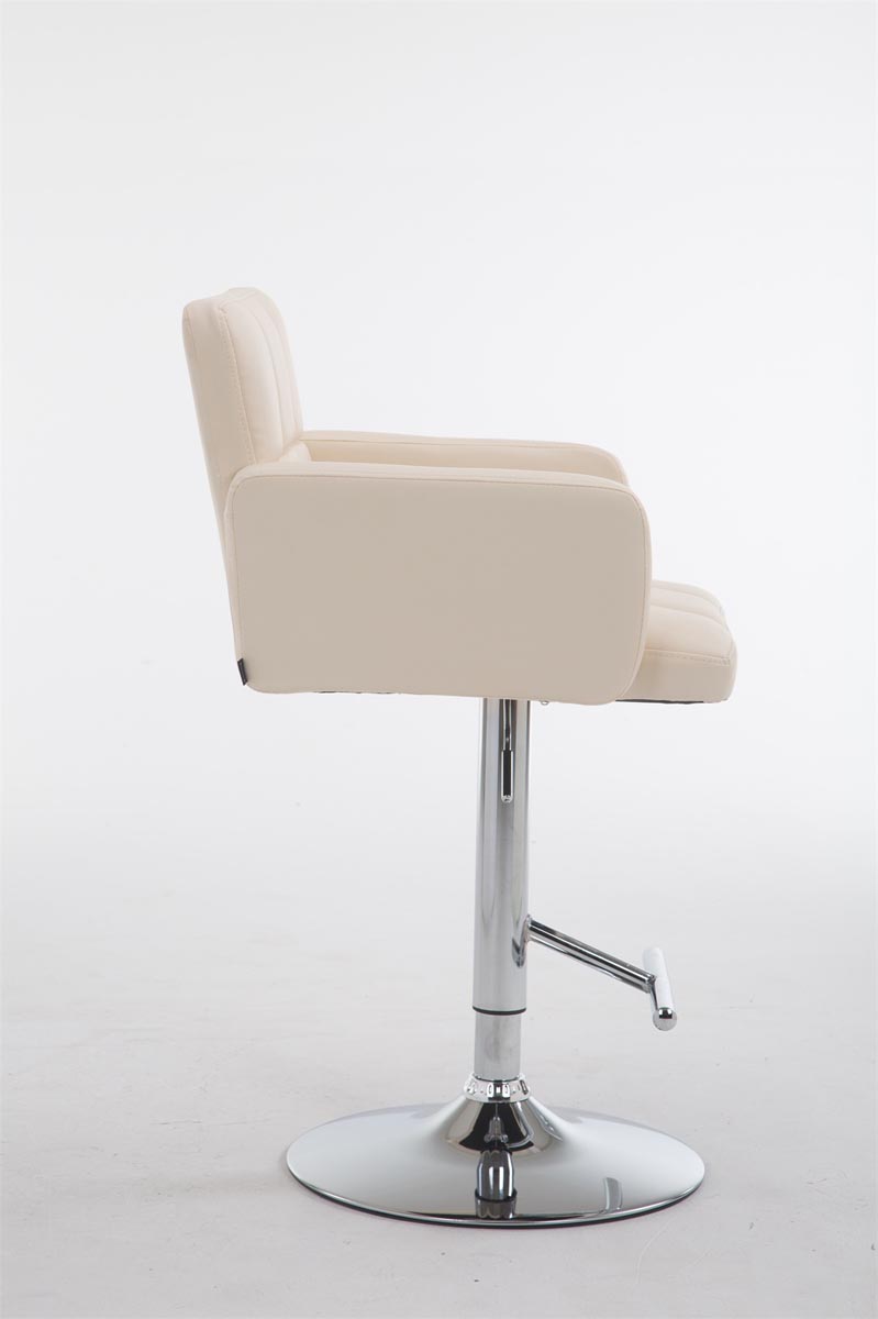 Barhocker Los Angeles Kunstleder C, creme