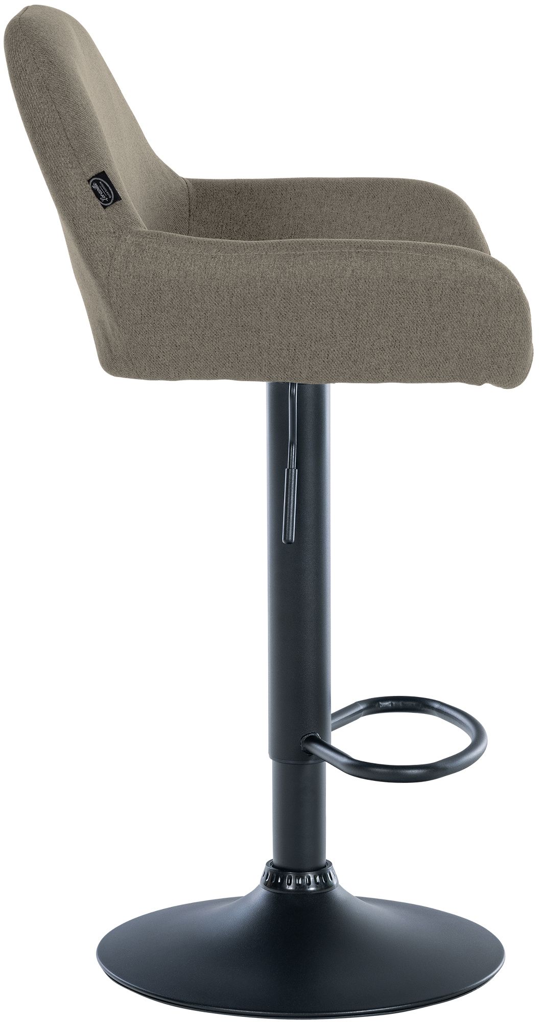 Barhocker Braga Stoff B, taupe