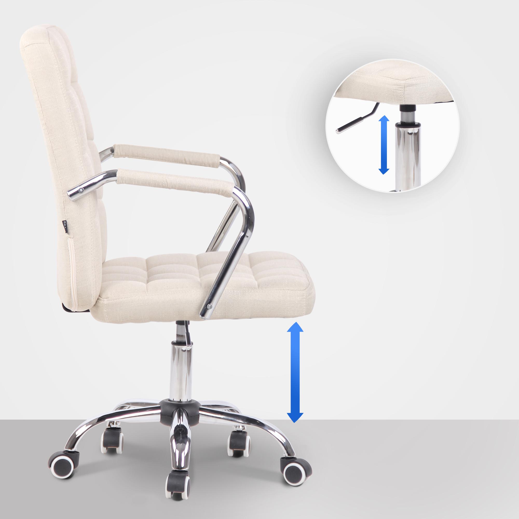 Bürostuhl Terni Stoff, creme