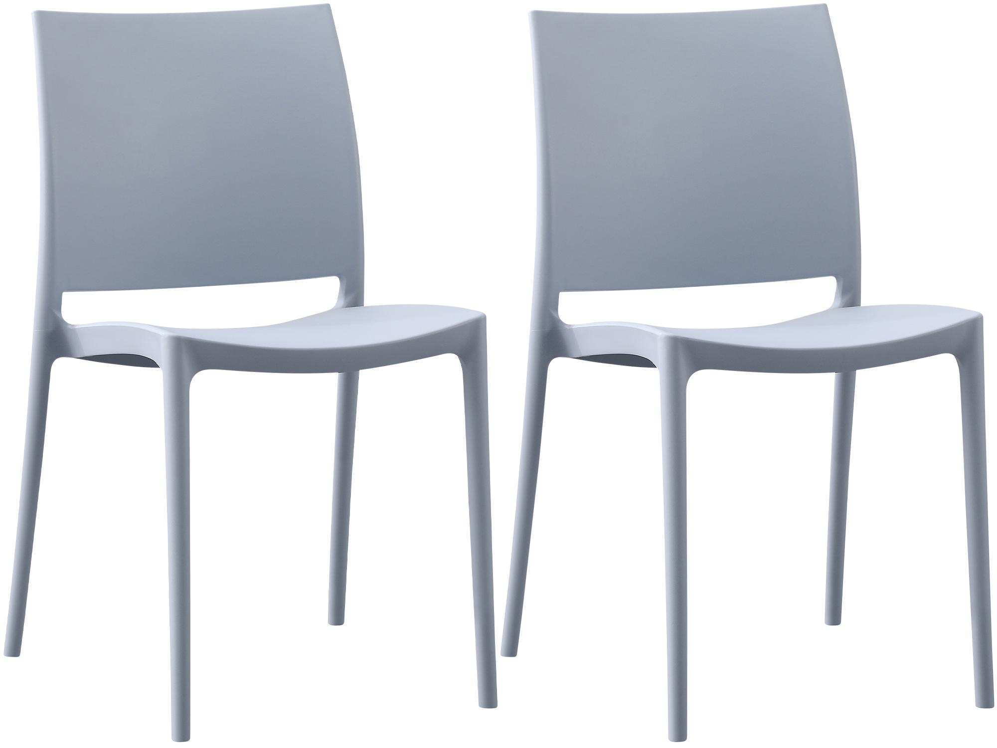 2er Set Stuhl Meton, hellgrau