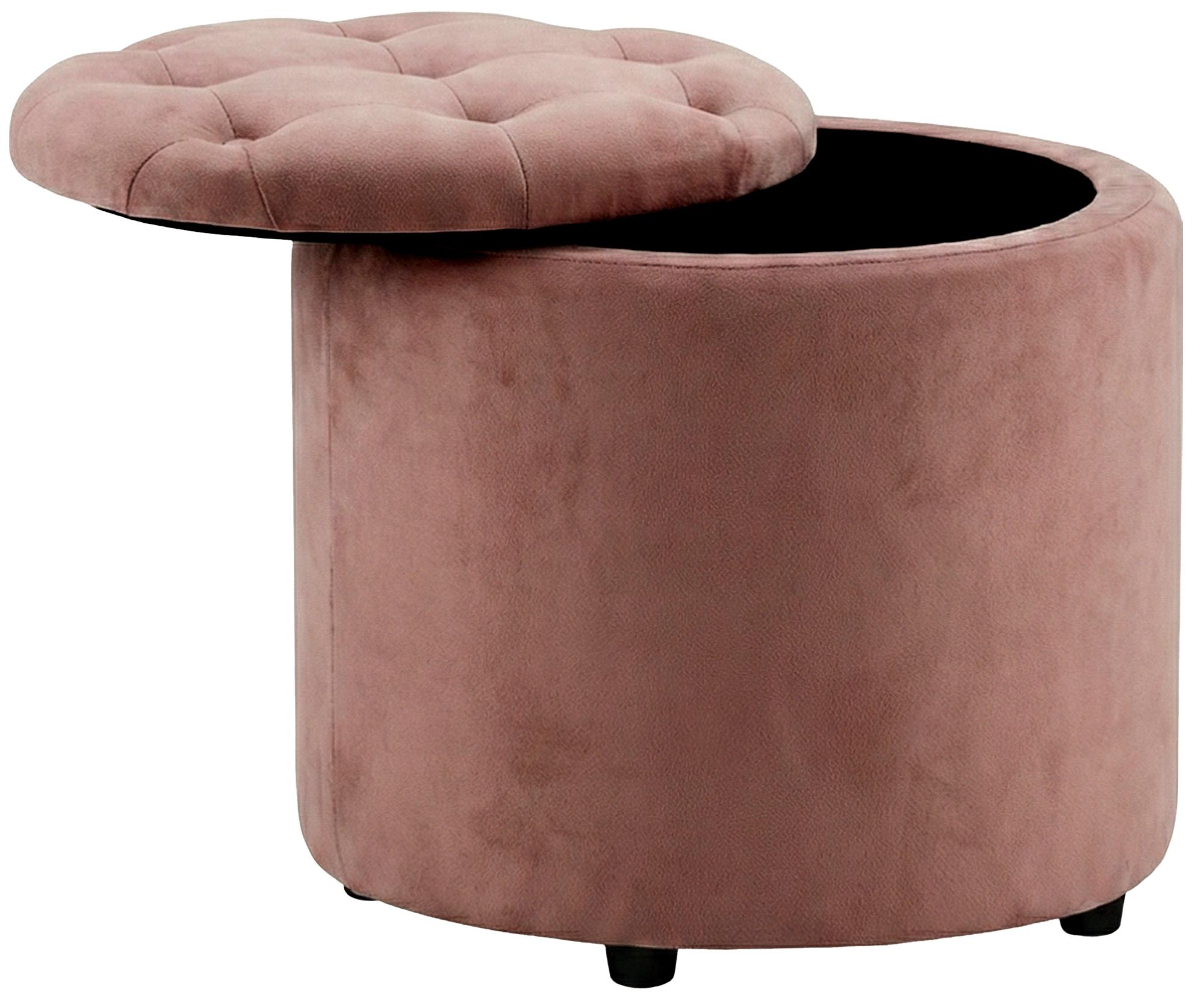 Sitzhocker Pantin Samt, pink