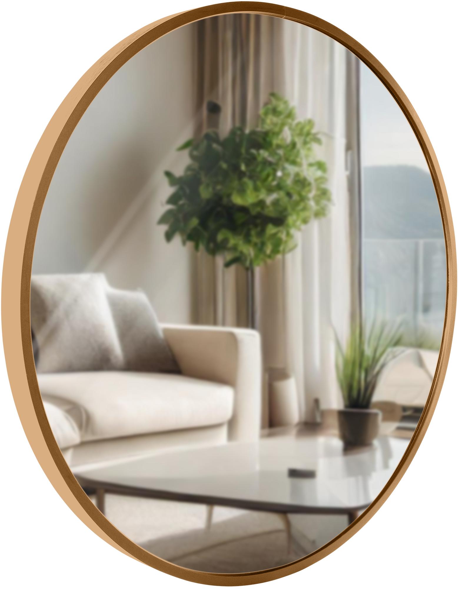 Wandspiegel Elsie M, gold matt