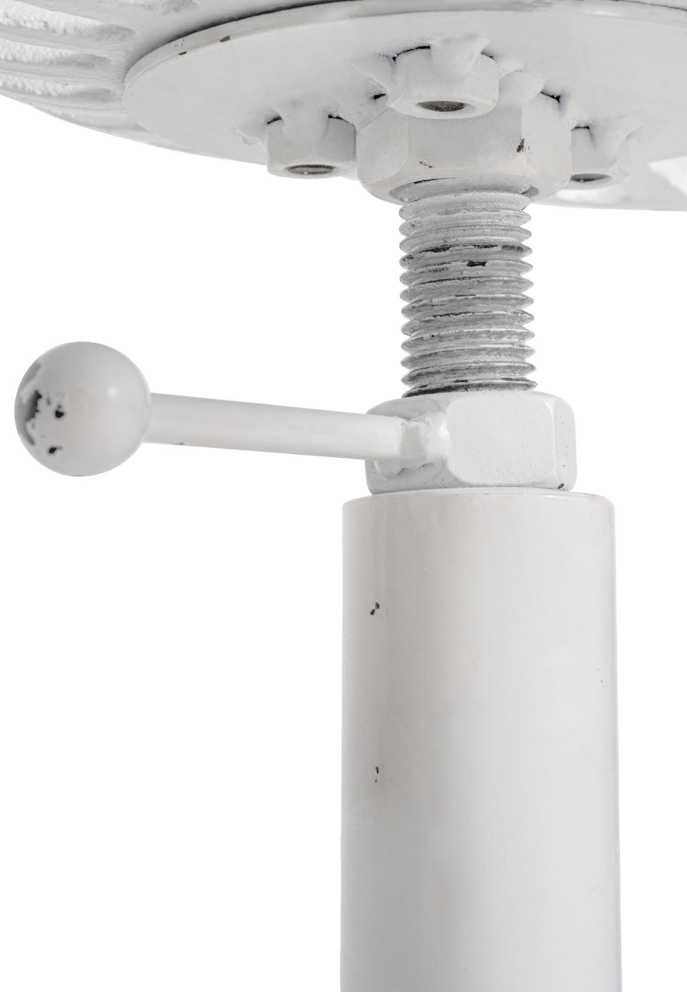 Barhocker Butch, antik weiß
