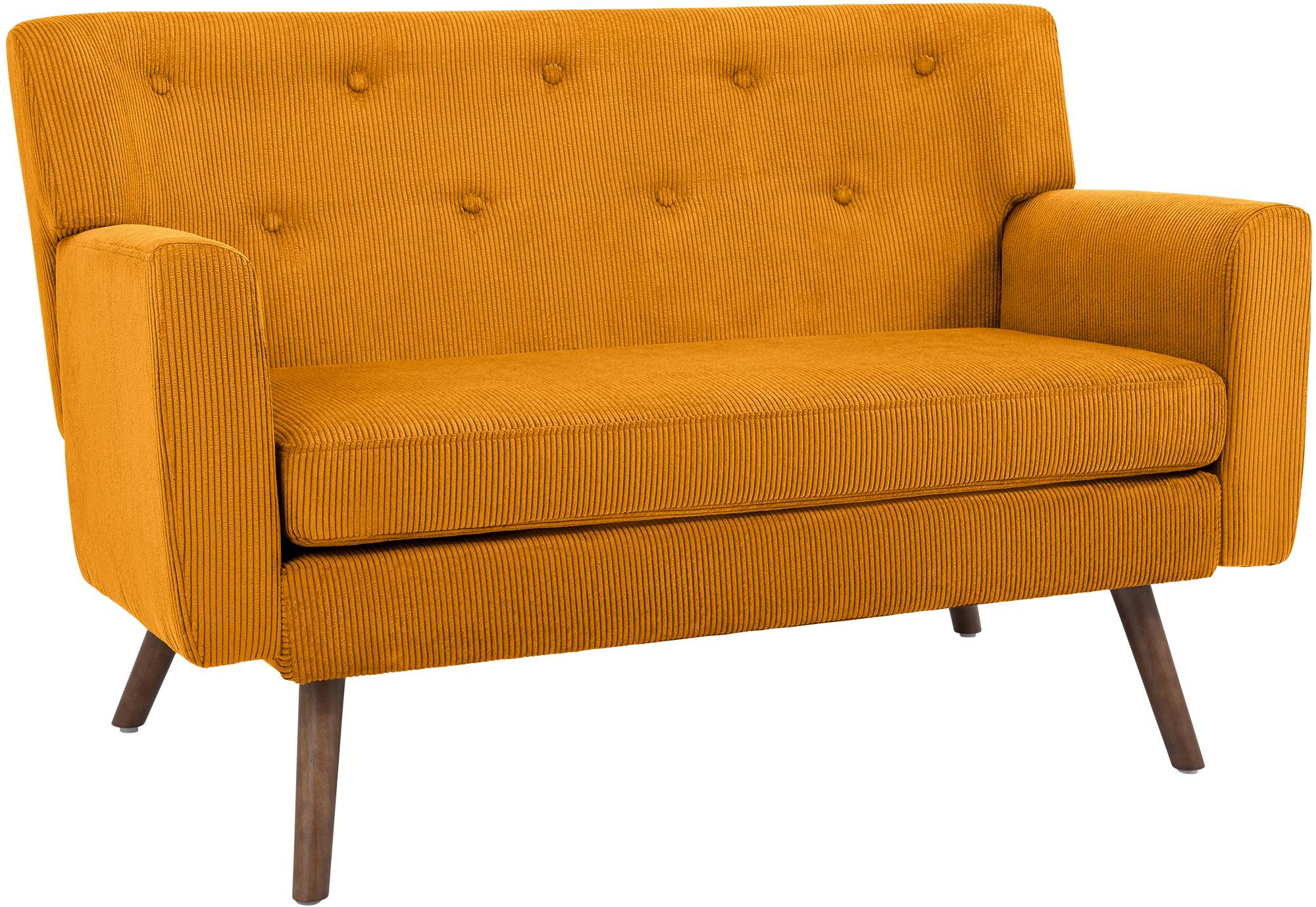 Sofa Kioni Cord, orange