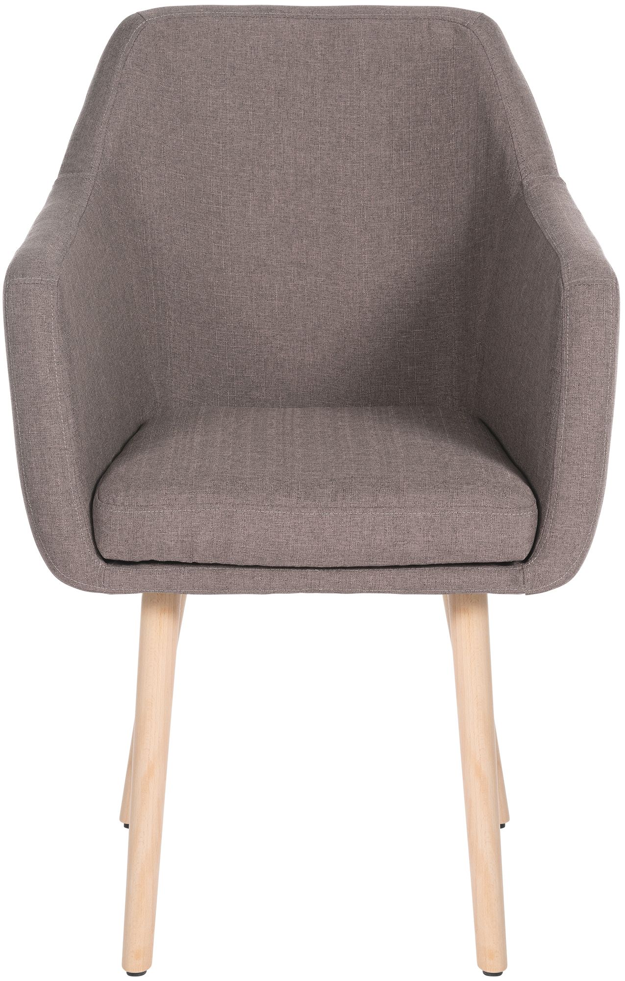 Besucherstuhl Utrecht Stoff natura, taupe