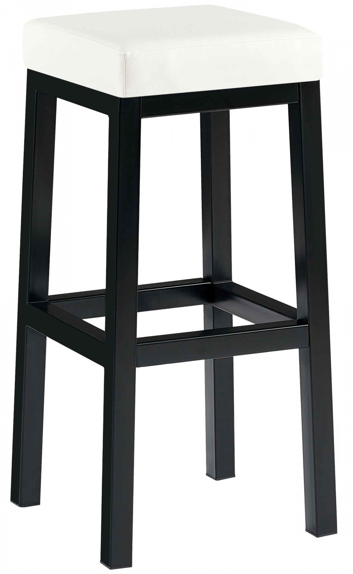Barhocker Taylor B85 Kunstleder, weiß