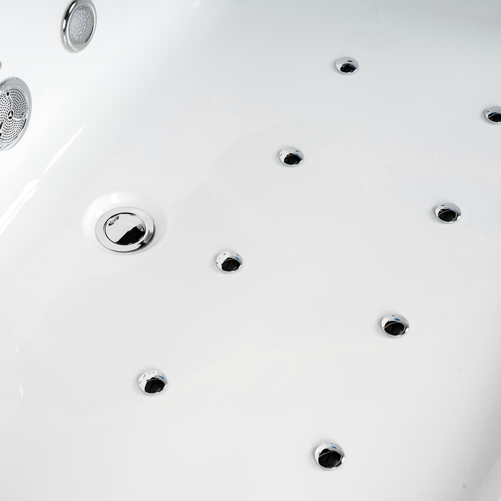 Whirlpool Badewanne mit Lichttherapie ATLANTIC M 175 x 85 cm