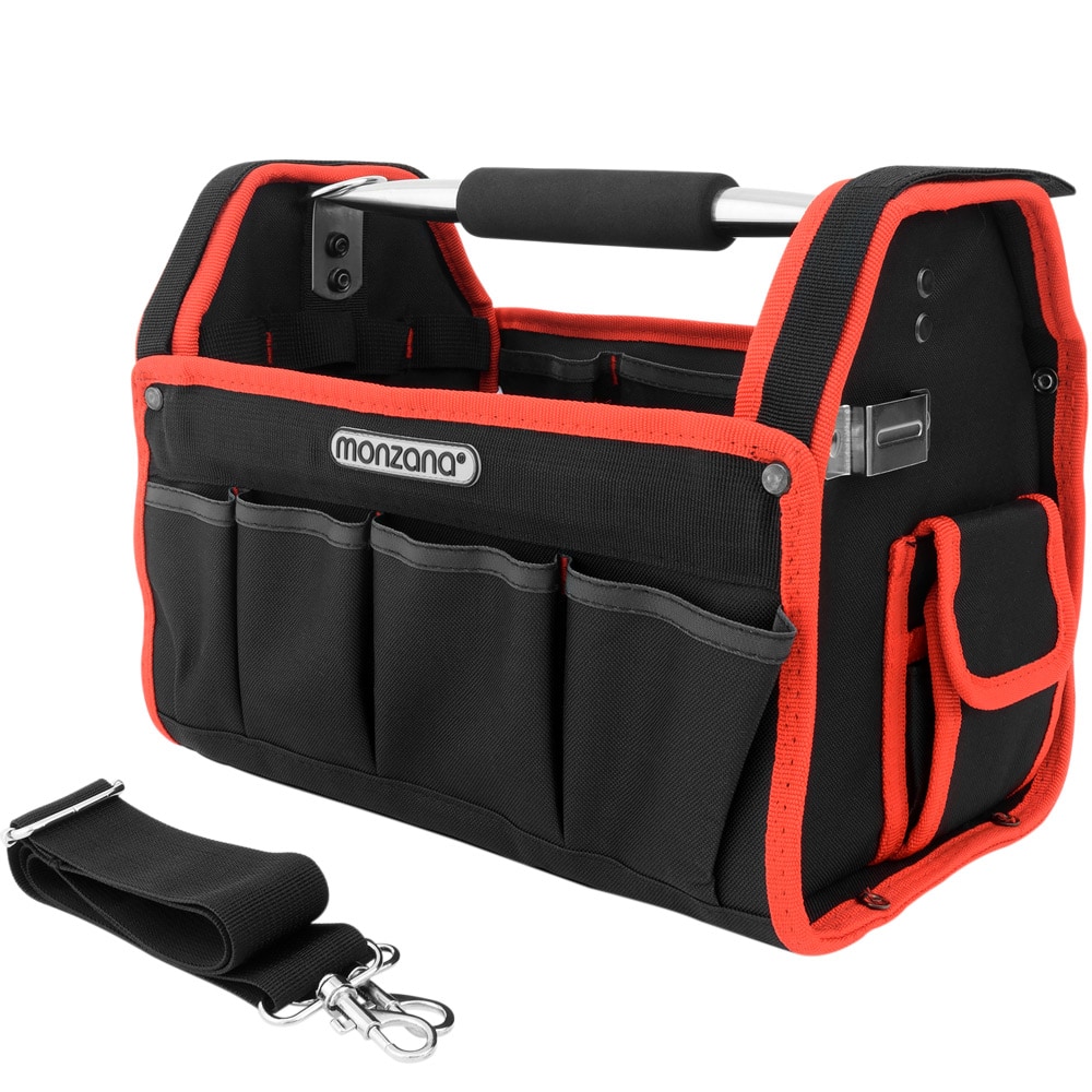 Werkzeugtasche Schwarz/Rot 33cm