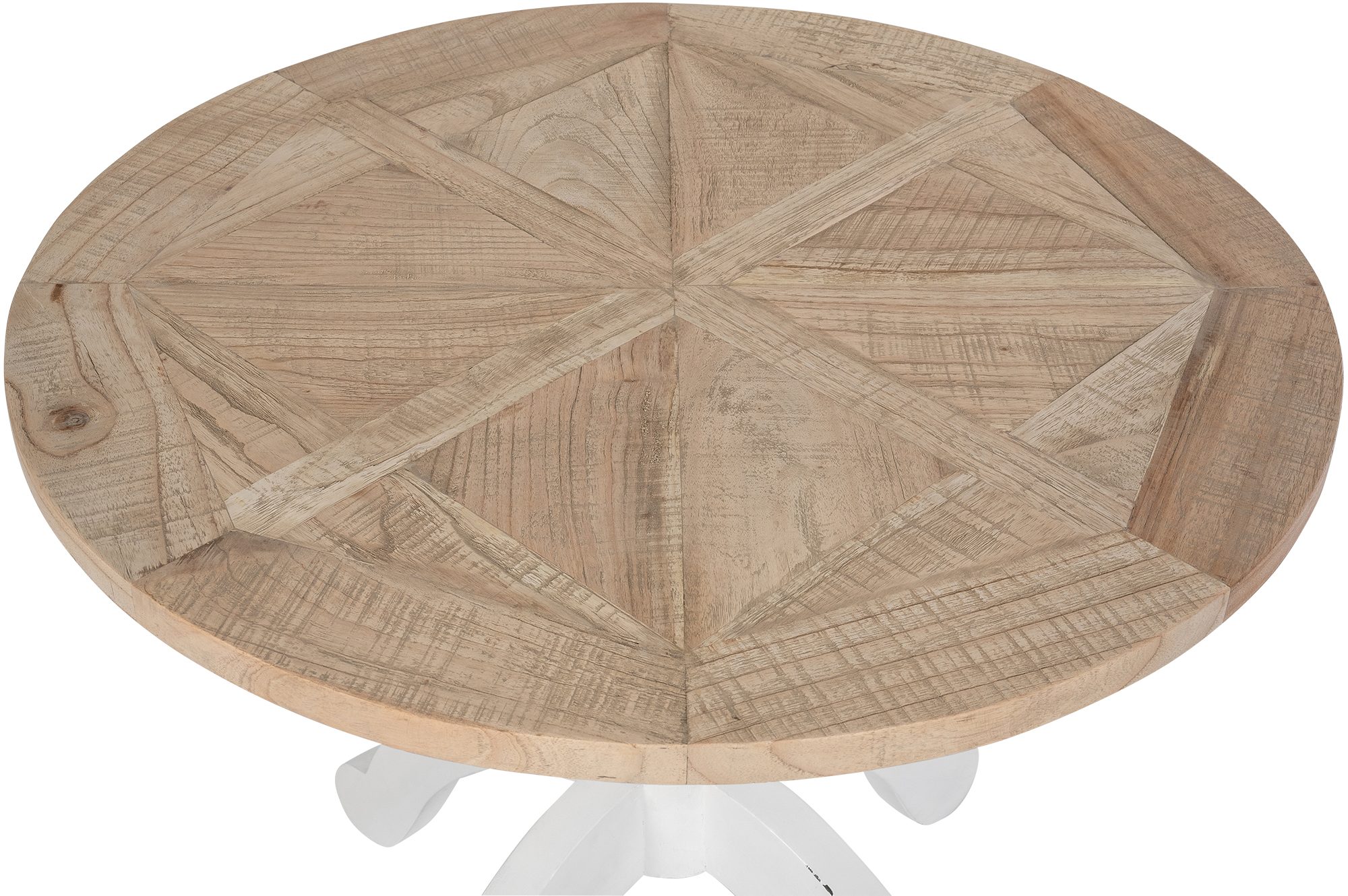 Esstisch Roswell 90 cm, natura/weiß
