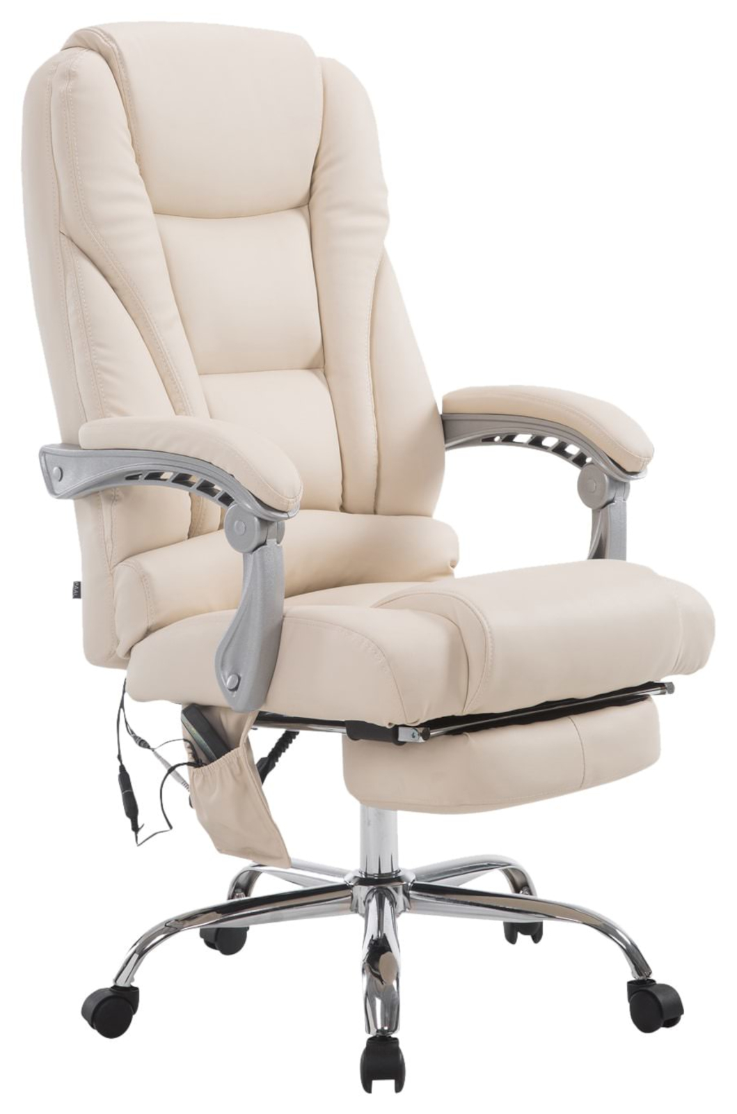 Bürostuhl Pacific mit Massagefunktion, creme