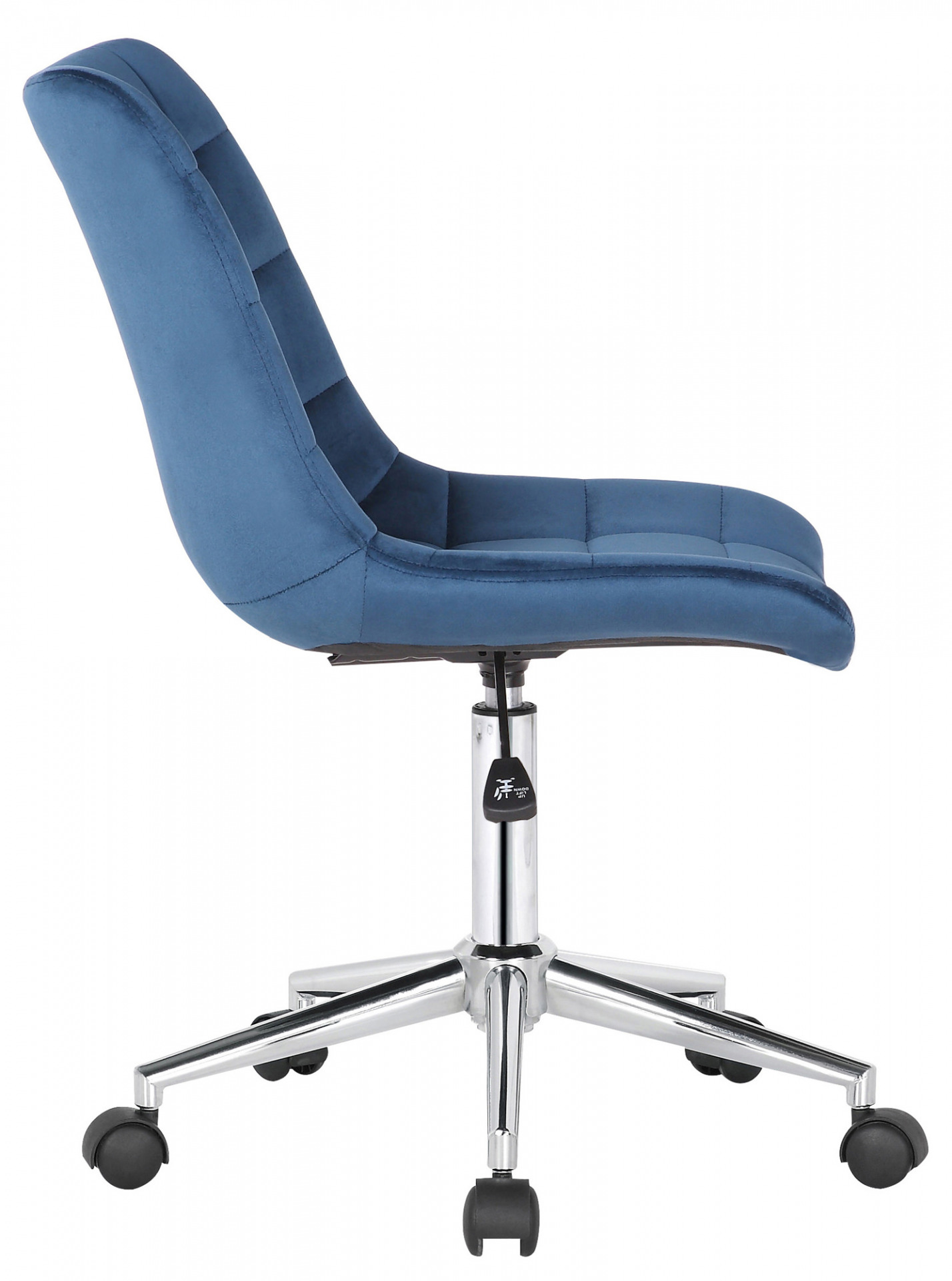 Bürostuhl Medford Samt, blau