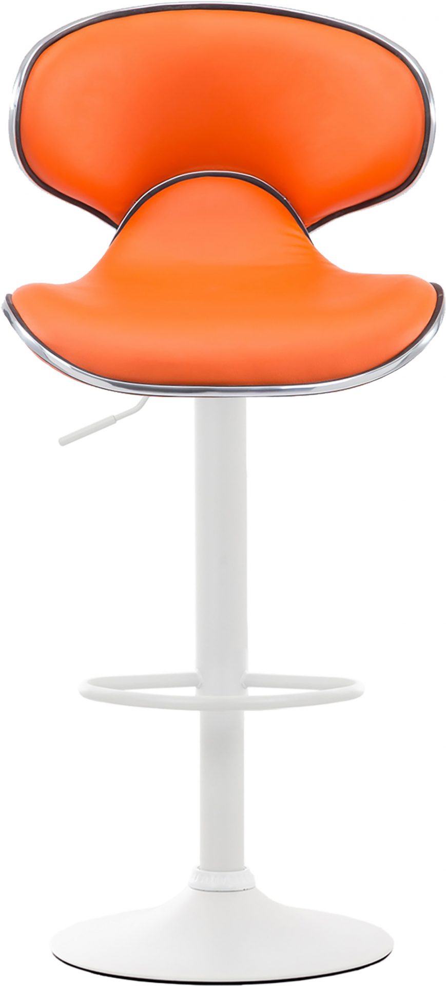 Barhocker Las Vegas V2 weiß, orange