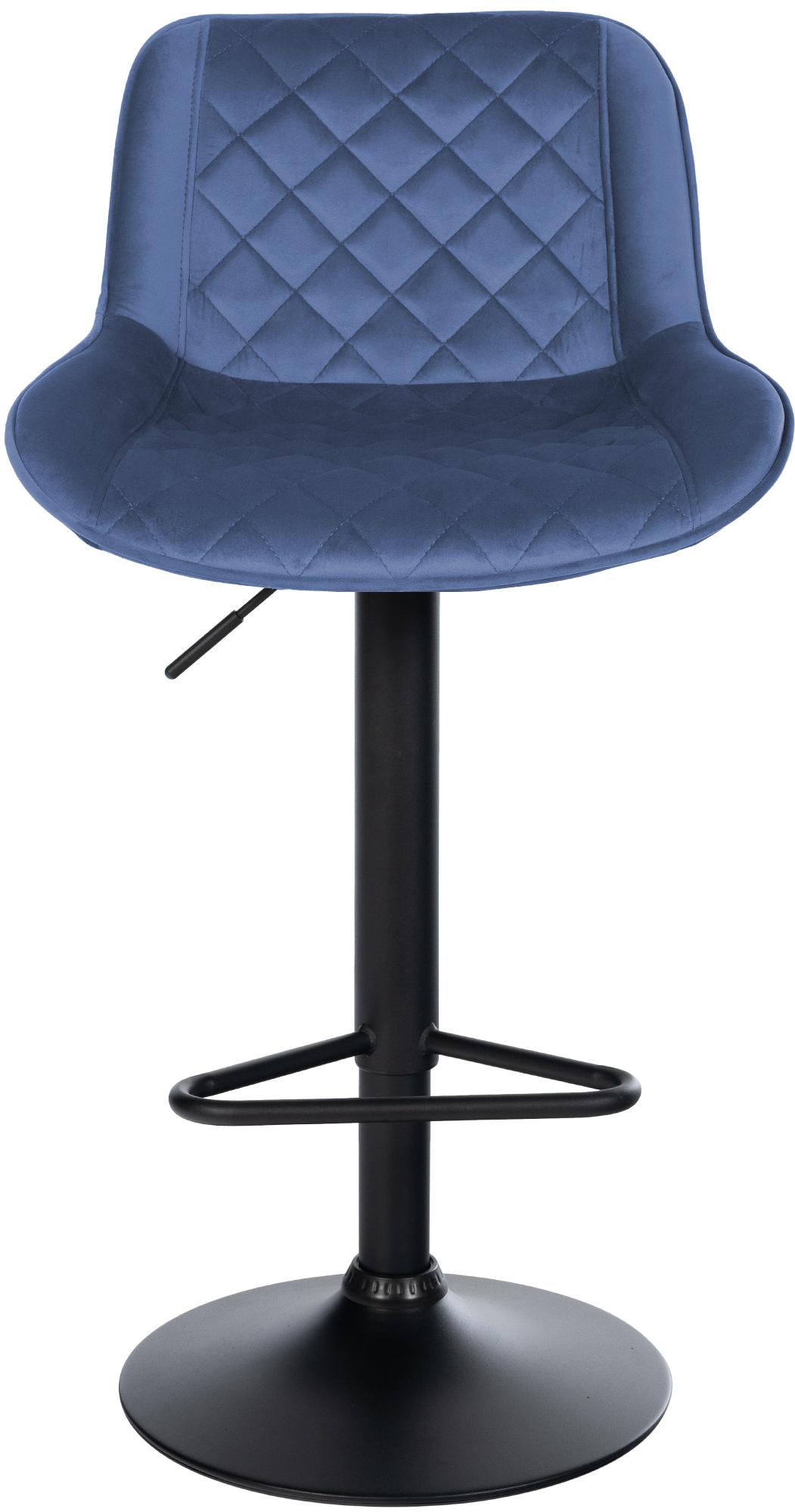 Barhocker Kasson Samt, blau