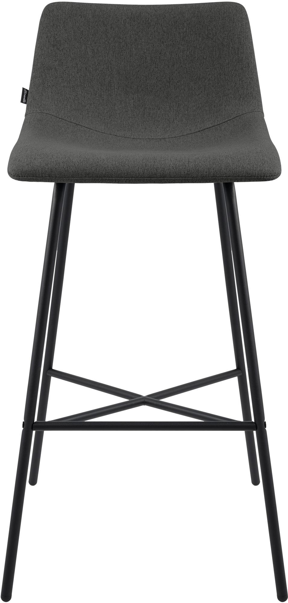 Barhocker Altona Stoff, dunkelgrau