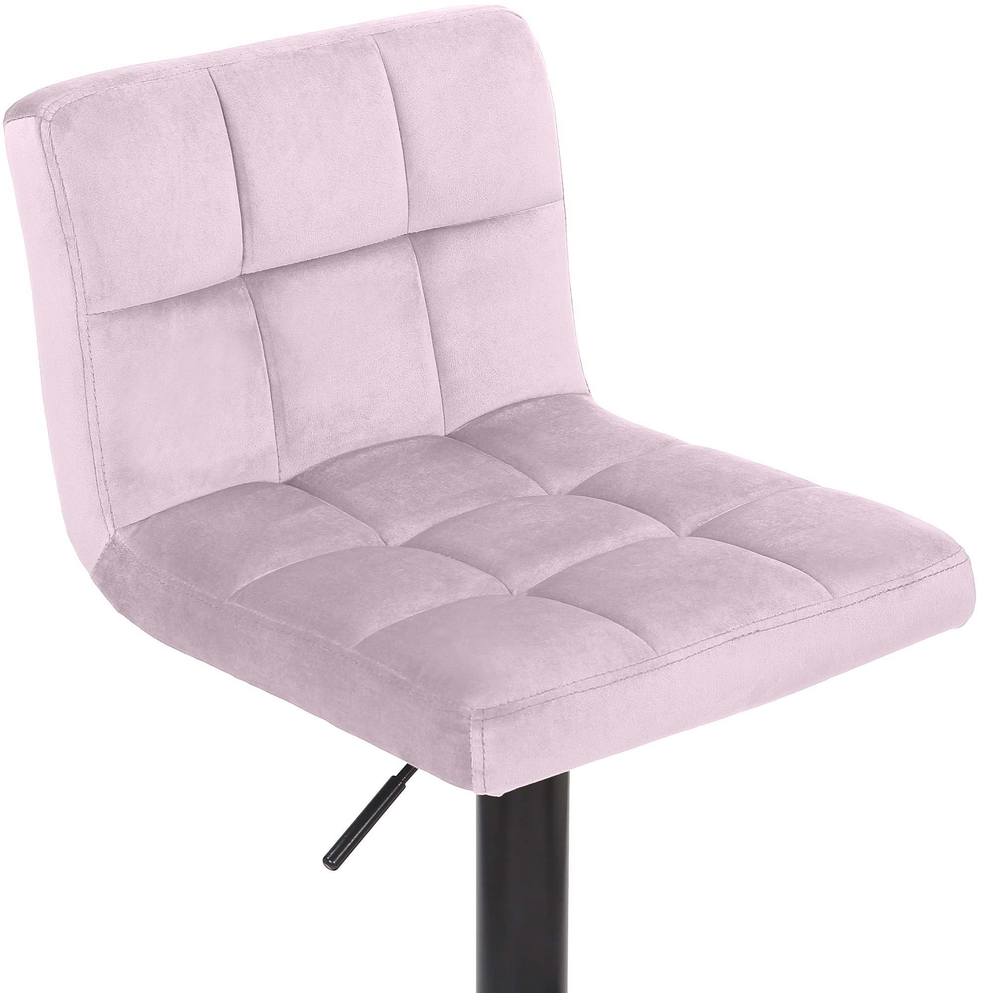 2er Set Barhocker Feni Samt, rosa