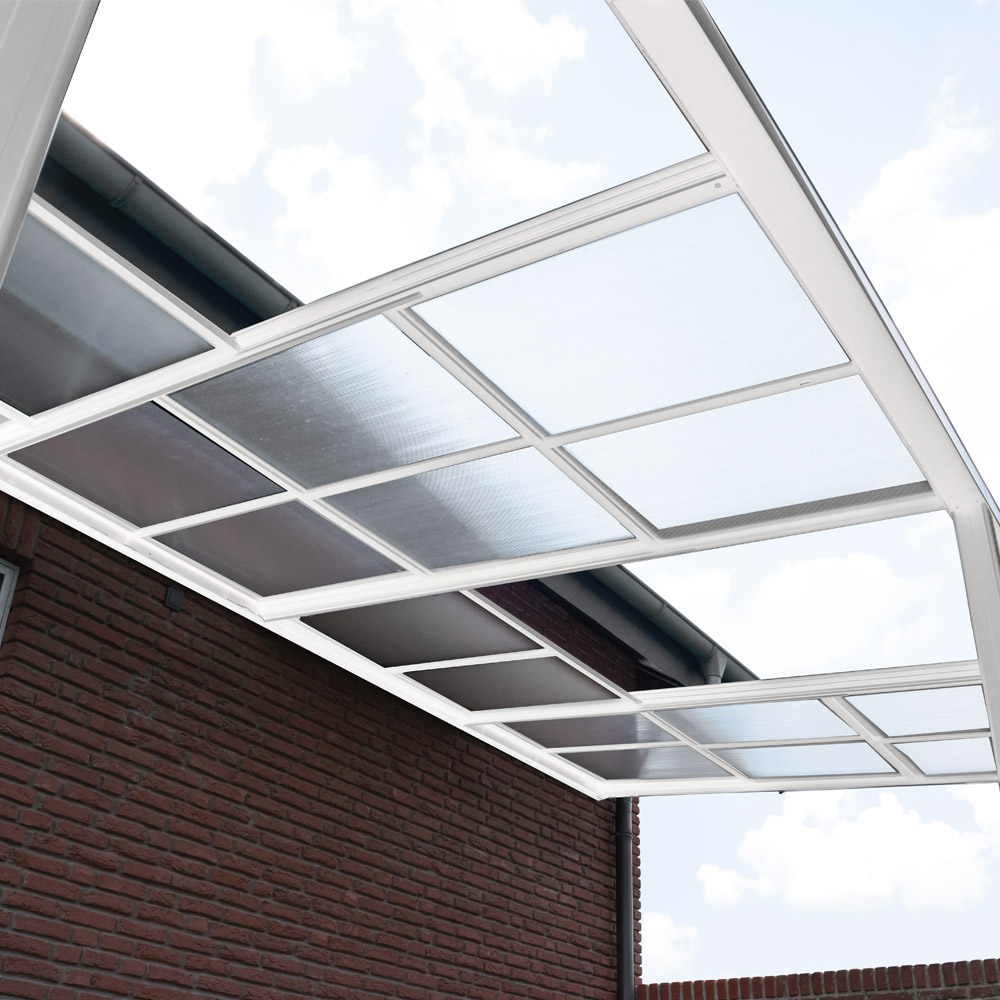 Terrassenüberdachung SOLIS DELUXE - 579 x 295 x cm Weiß