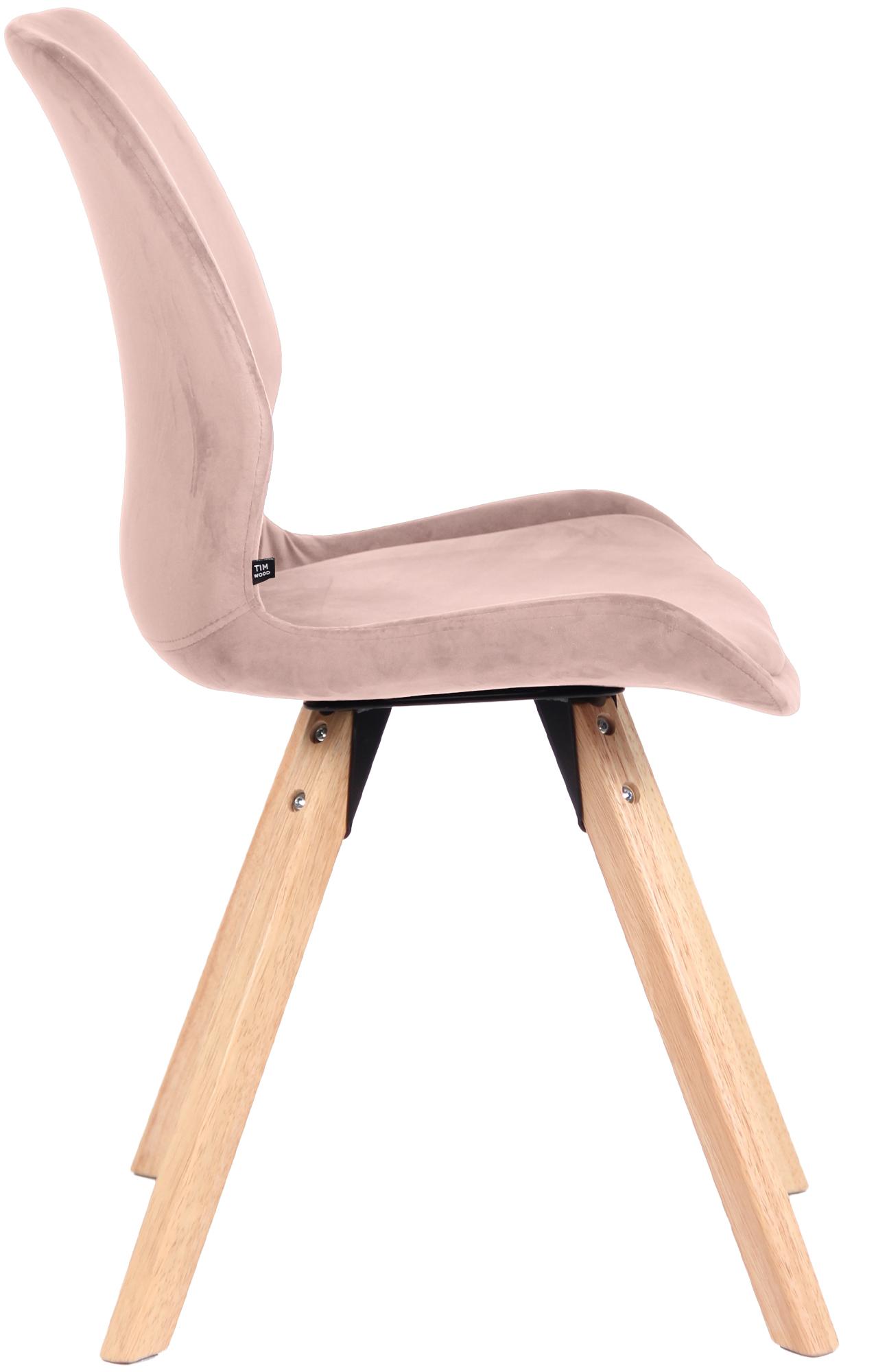 Stuhl Luna Samt, pink