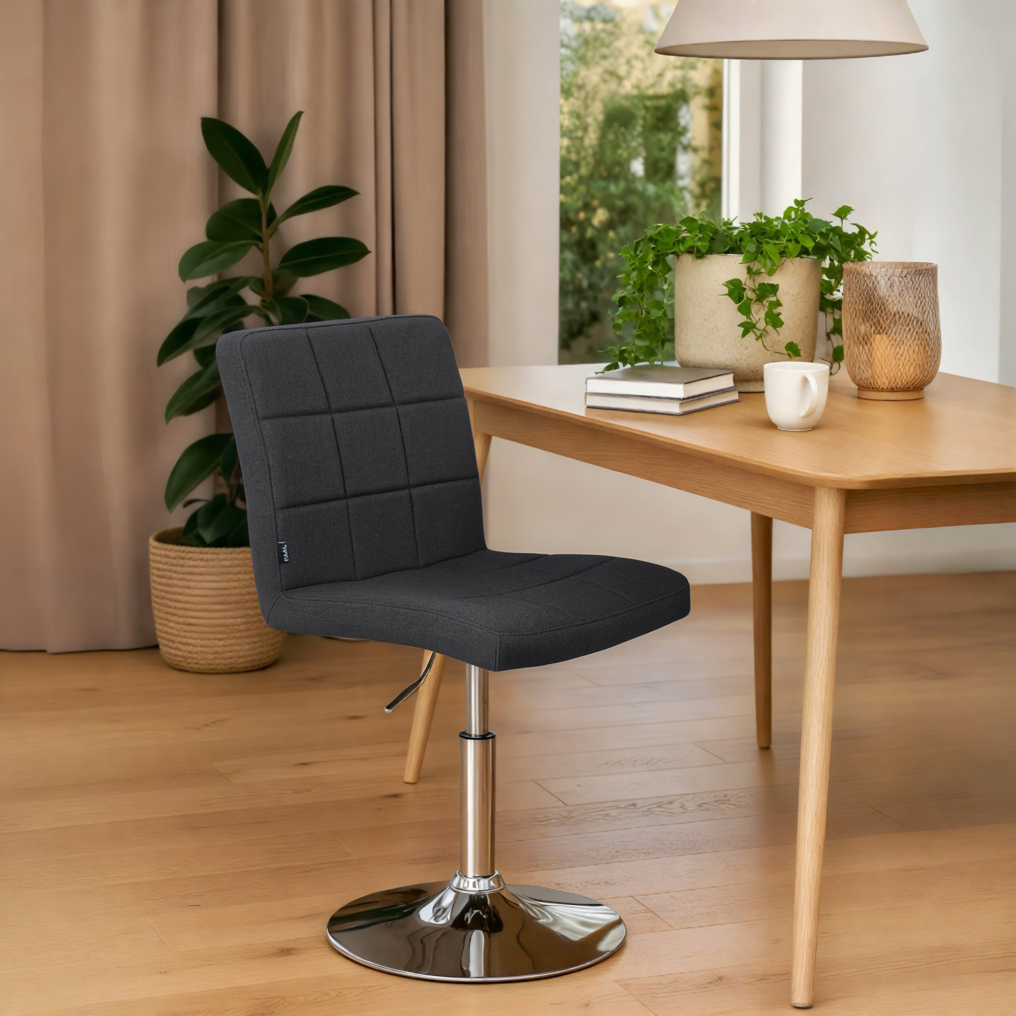 Stuhl Ricky Stoff, schwarz
