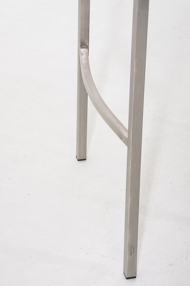 Barhocker Damaso E mit 4-Fuß Gestell, orange