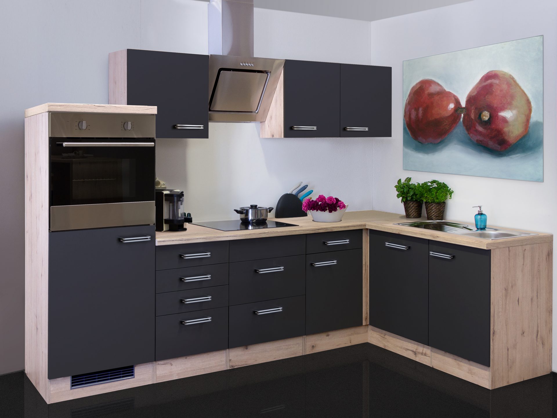 Winkelküche ELVA 280x170 cm mit E-Geräten