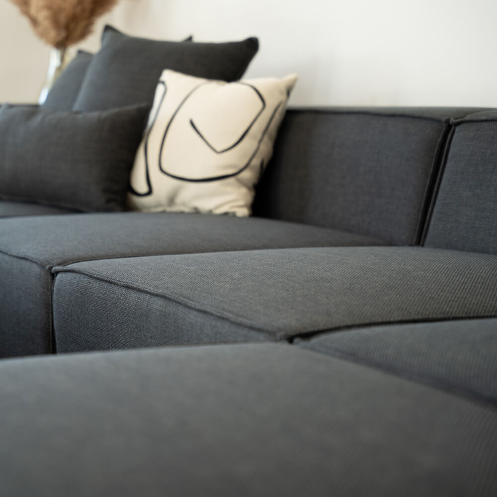 Modulares Sofa VERONA M - 327 x 120 cm Anthrazit