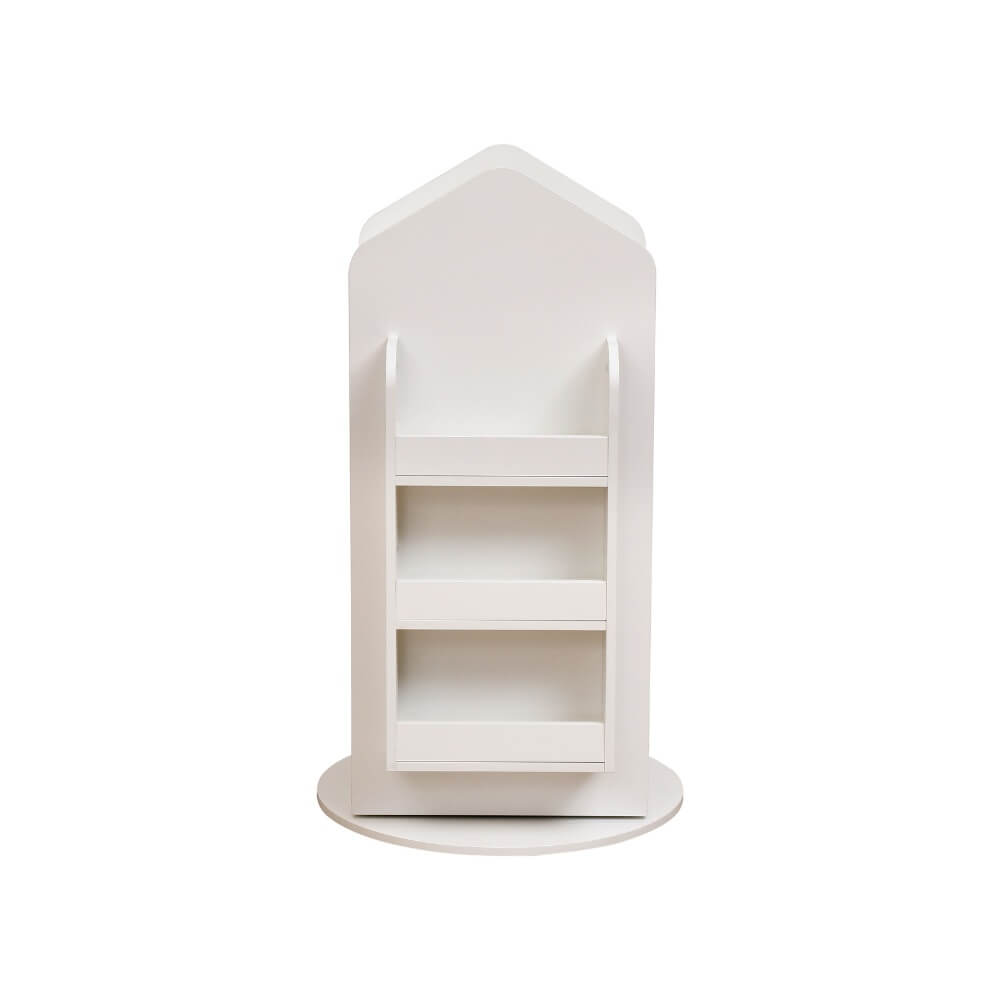 Kinderregal drehbar JUNA - 60 x 60 cm Weiß