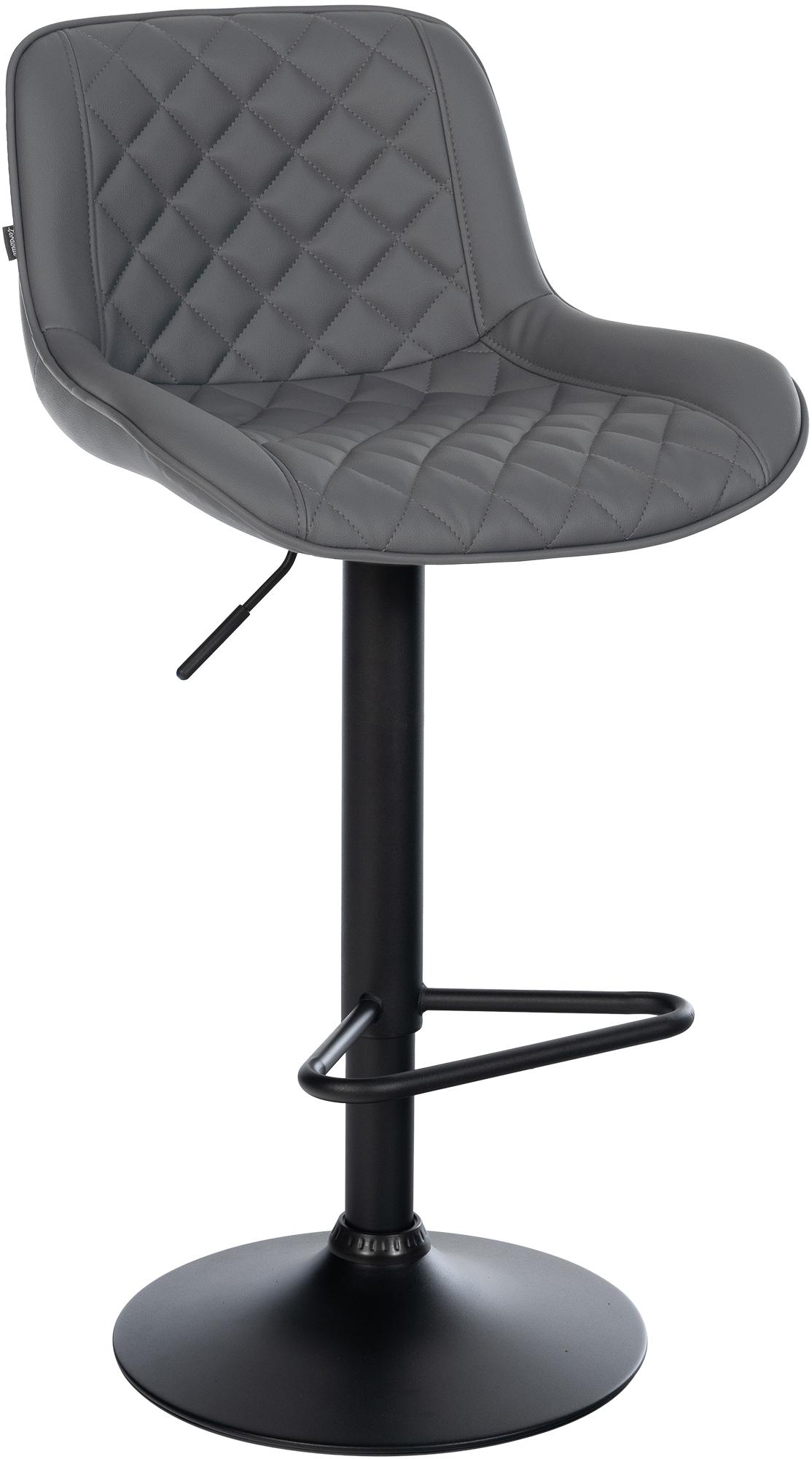 Barhocker Kasson Kunstleder, grau