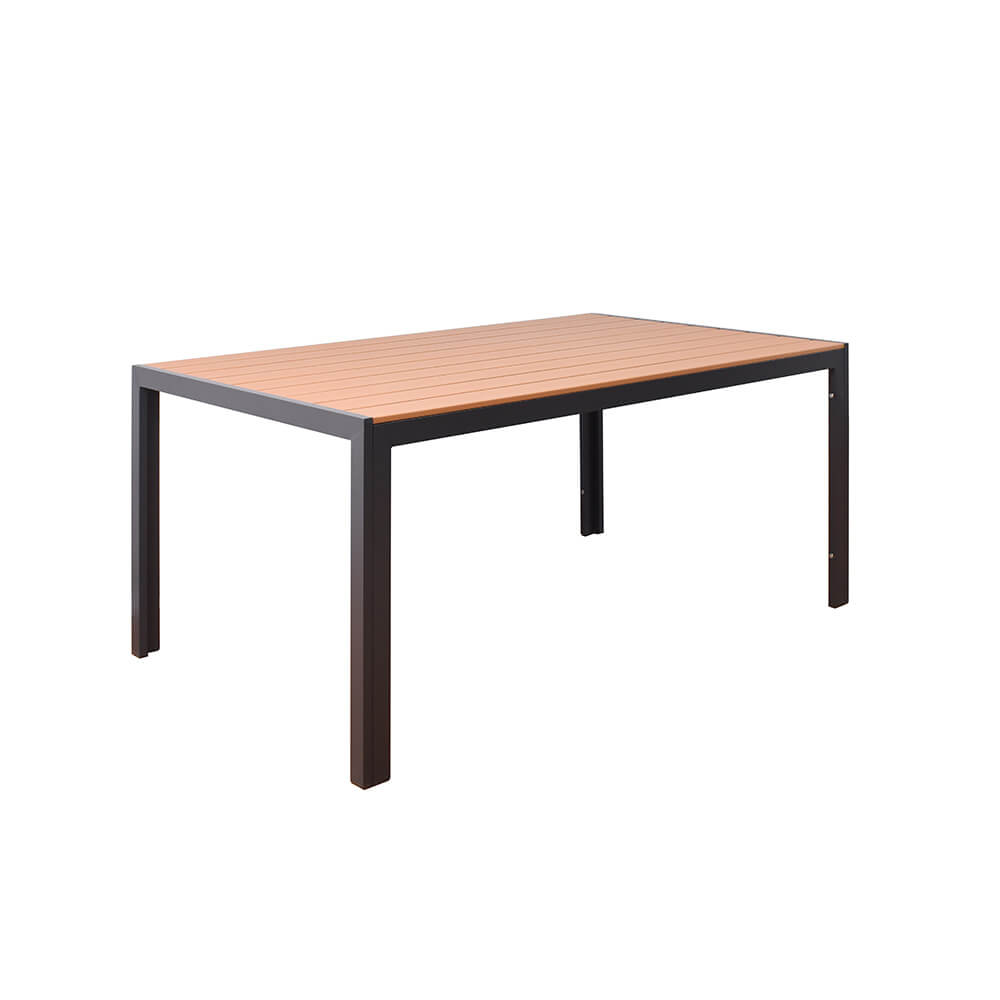 Gartentisch in Holzoptik CANTOS - 150 x 90 cm