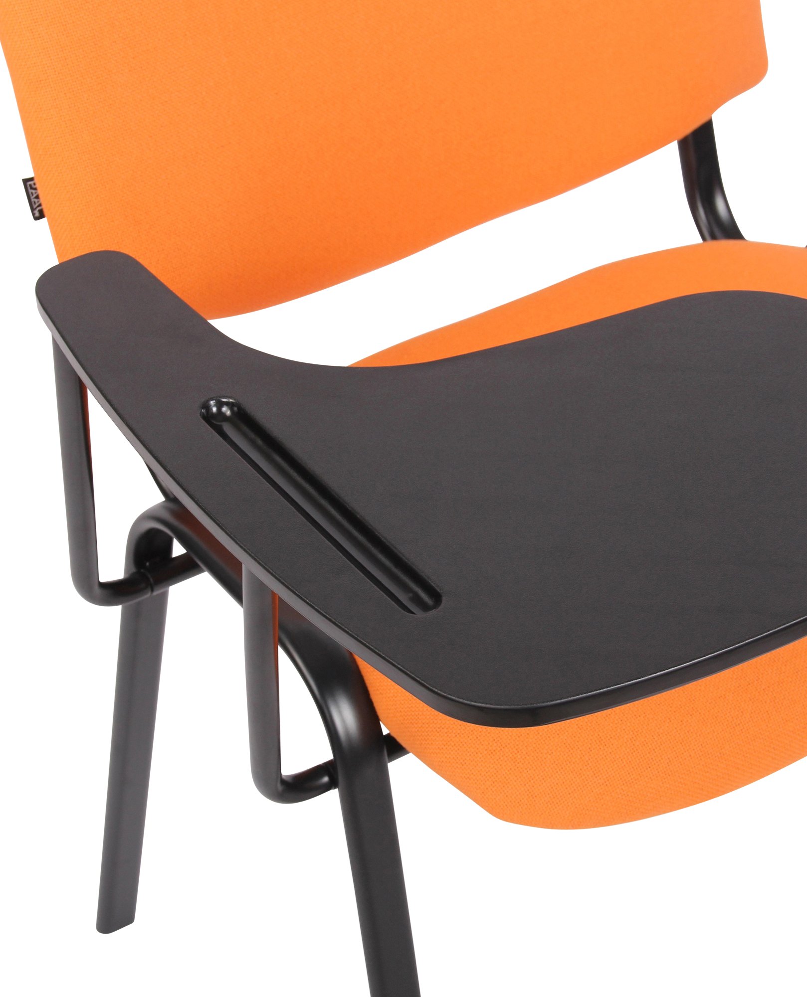 Stuhl Ken mit Klapptisch Stoff, orange