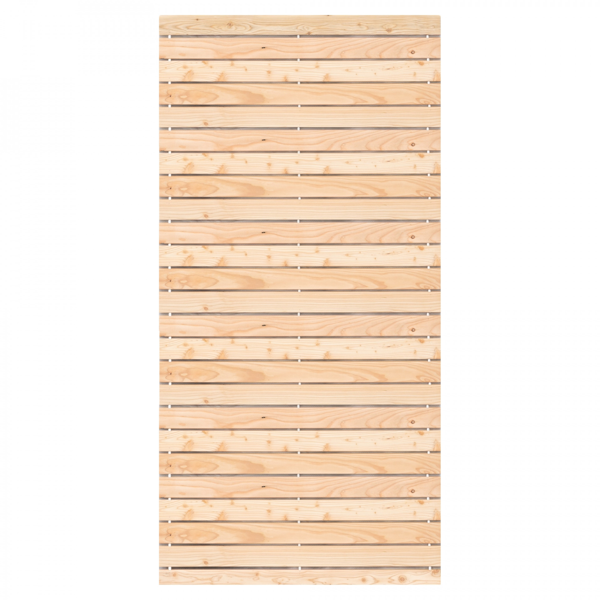 RHÖN-Serie Steckzaunelement, 90 x 180 cm, Lärche unbehandelt, 4-tlg. im Karton
