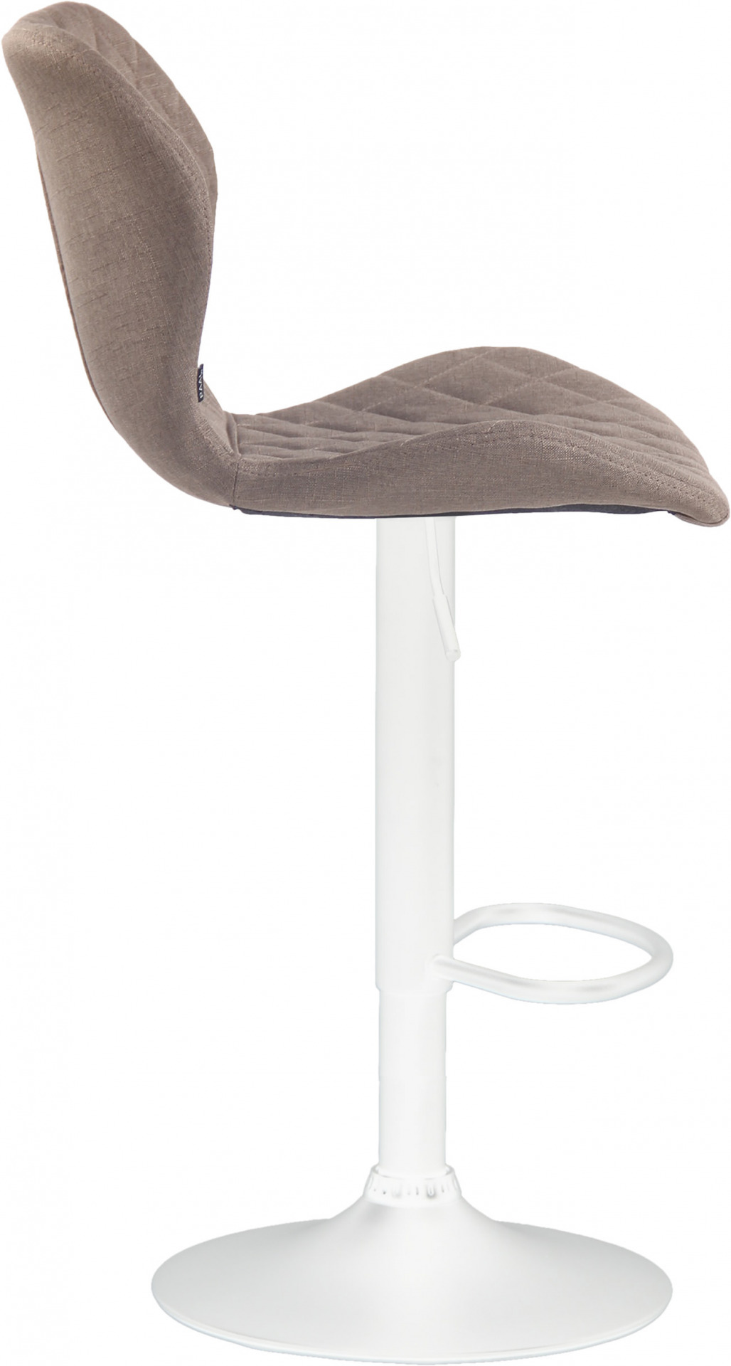 2er Set Barhocker Cork Stoff weiß, taupe