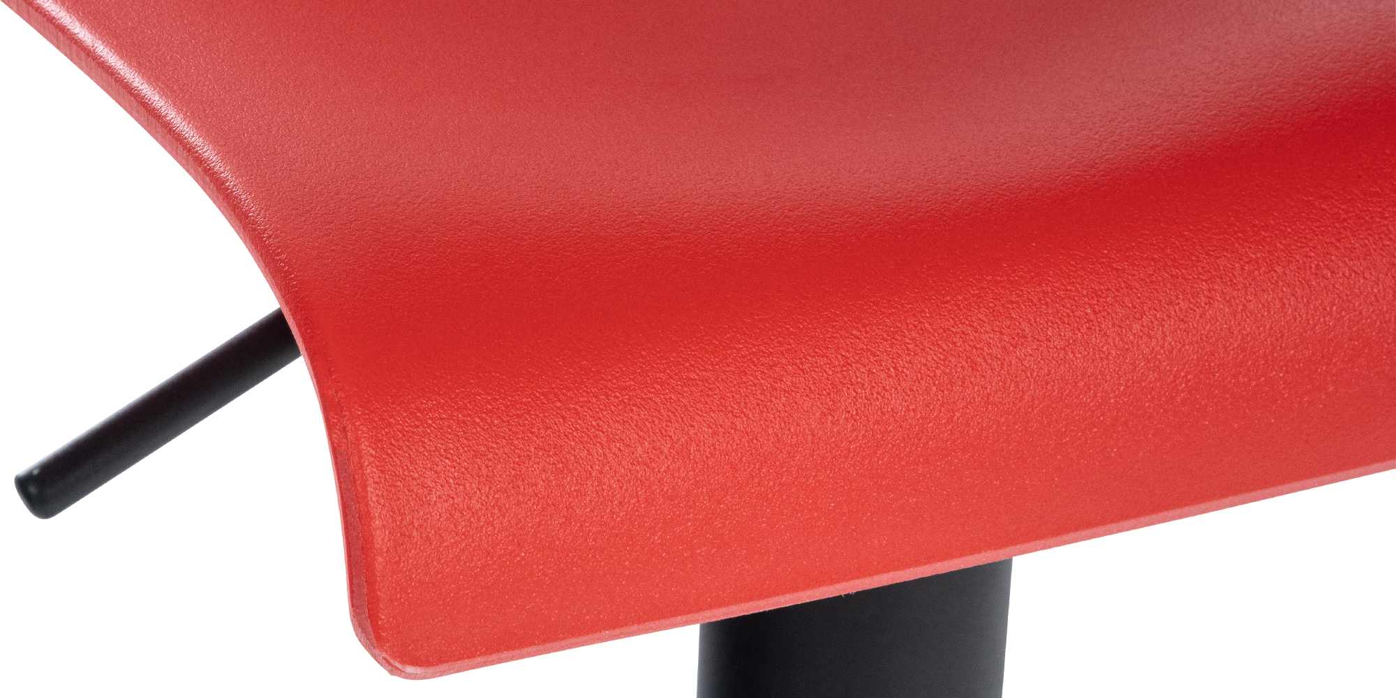 2er Set Barhocker Branford Kunststoff, rot