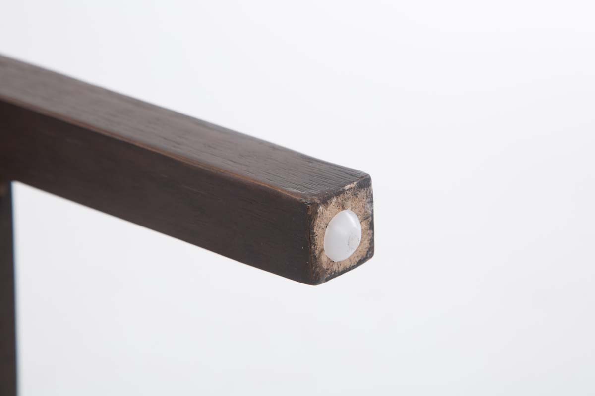 2er Set Barhocker Louise Stoff antik, dunkelgrau