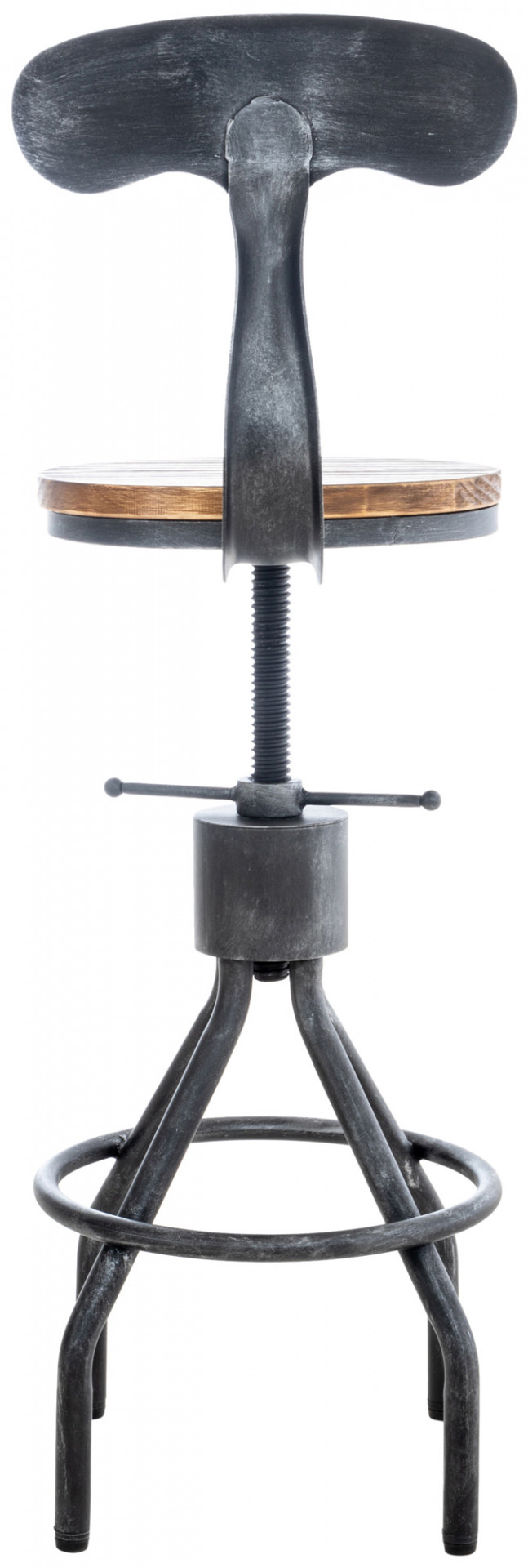 2er Set Barhocker Hanam, antik silber