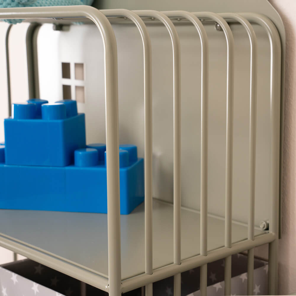 Kinderregal aus Metall magnetisch TODO M – Salbei-Grün