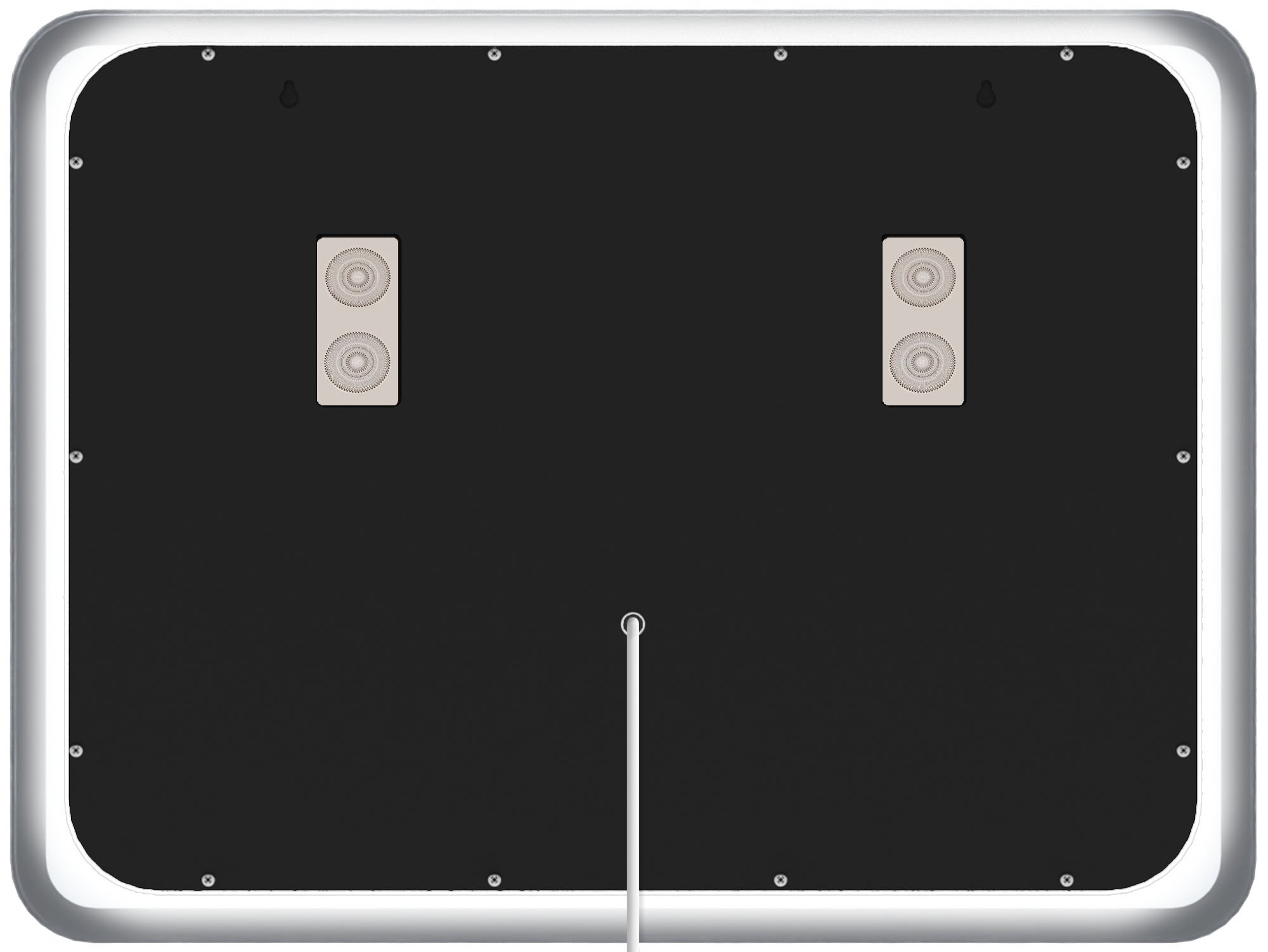 Badspiegel Jericho 60x80 mit Bluetooth, klarglas