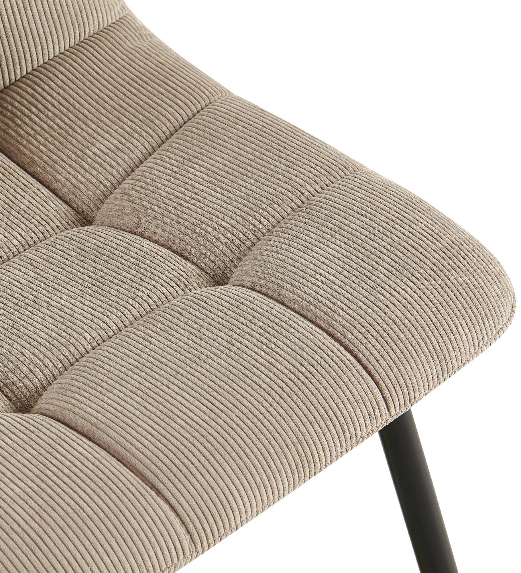 Esszimmerstuhl Antibes Cord, taupe