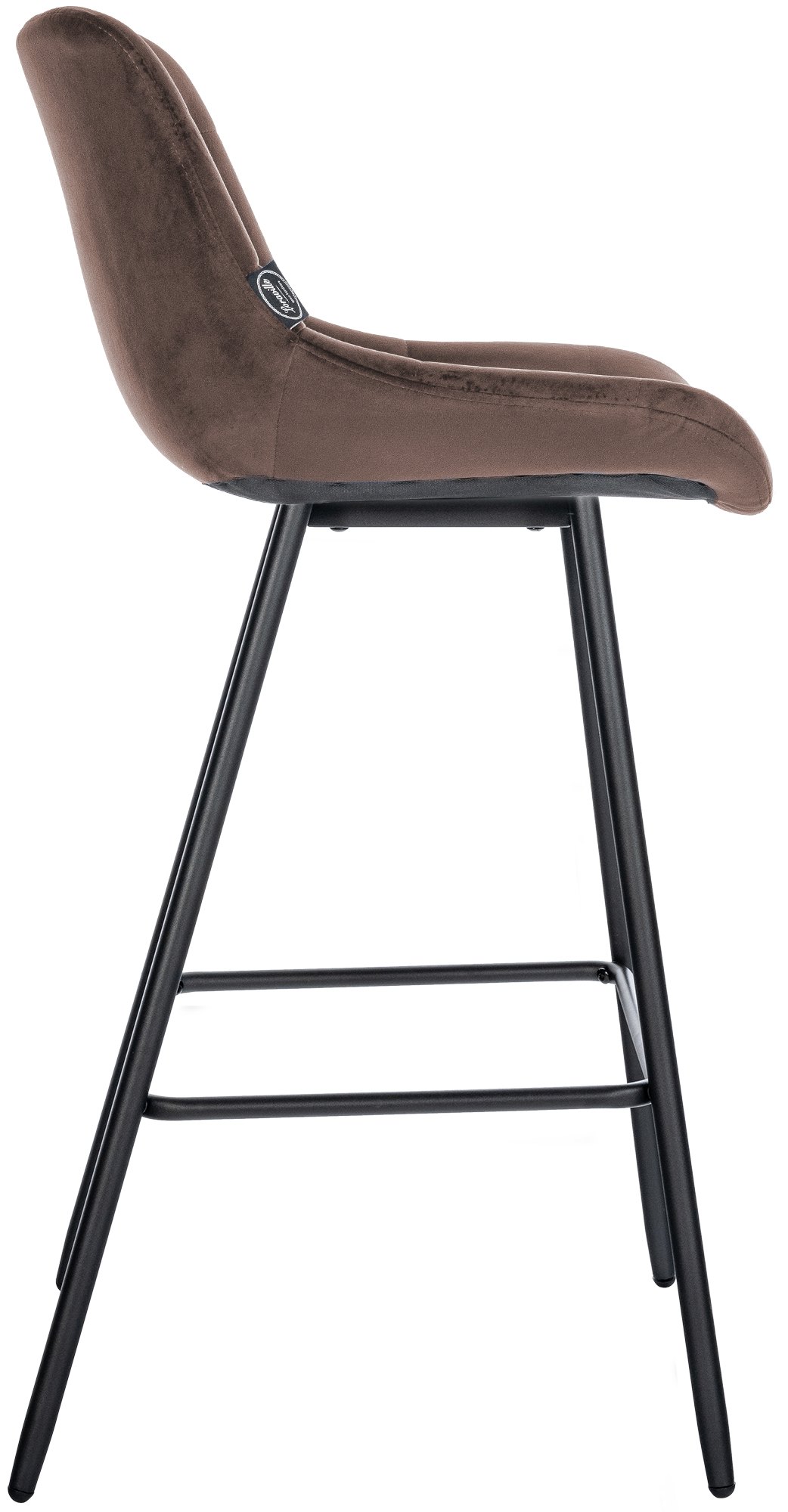 Barhocker Weston Samt, braun