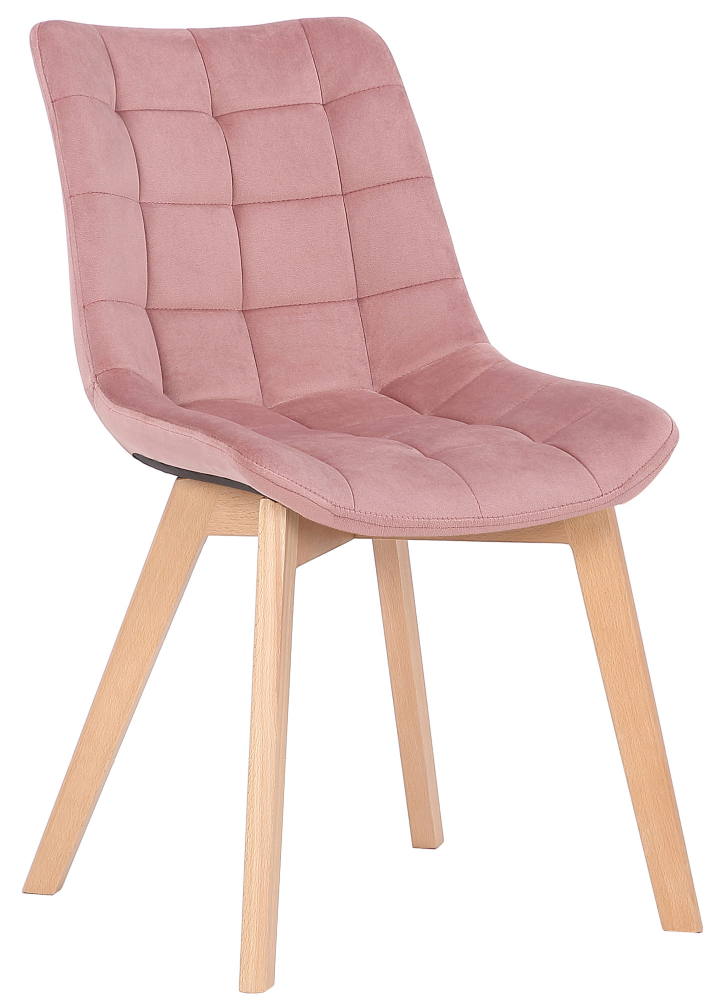 Esszimmerstuhl Passaic Samt, pink