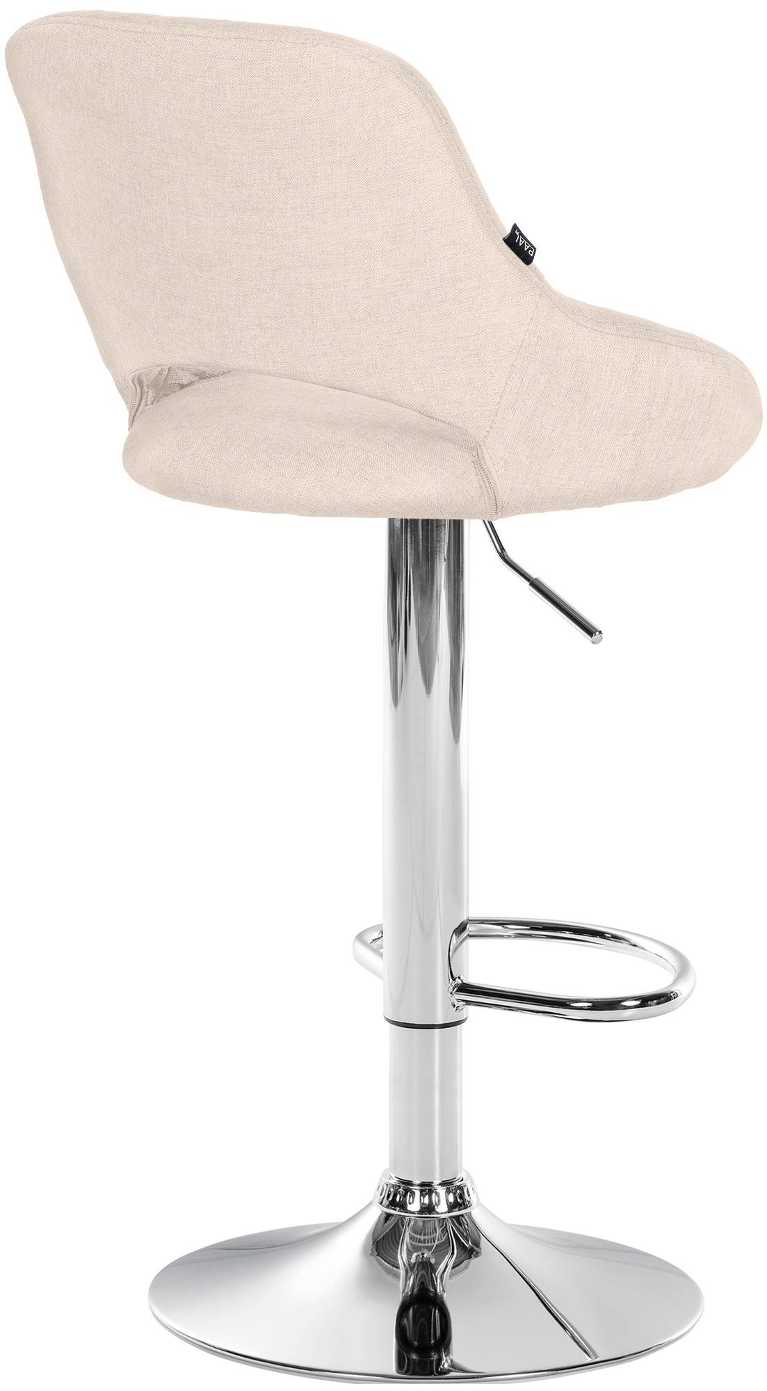 2er Set Barhocker Milet Stoff C, creme