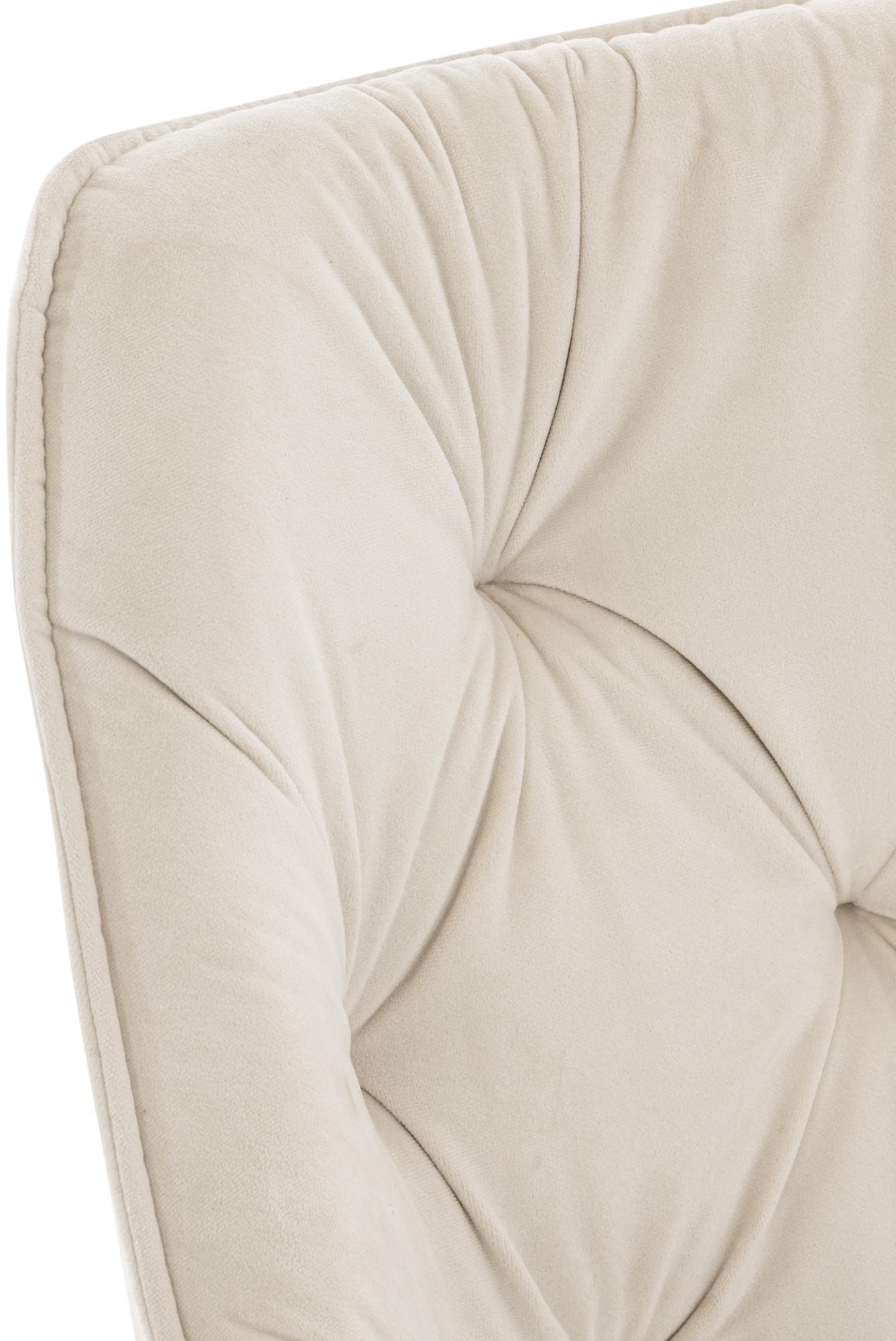 Stuhl Tanna Samt, creme