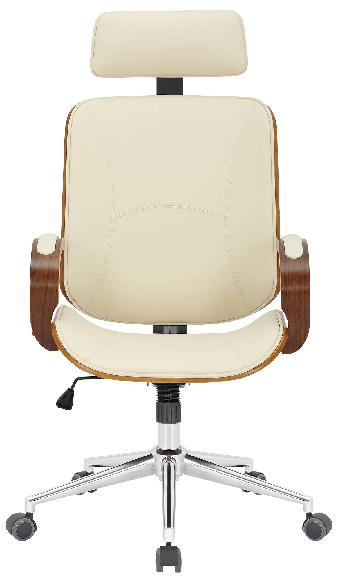 Bürostuhl Dayton, walnuss/creme